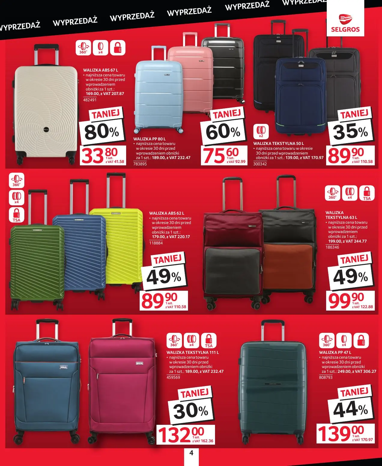 gazetka promocyjna SELGROS Katalog wyprzedaż - Strona 4