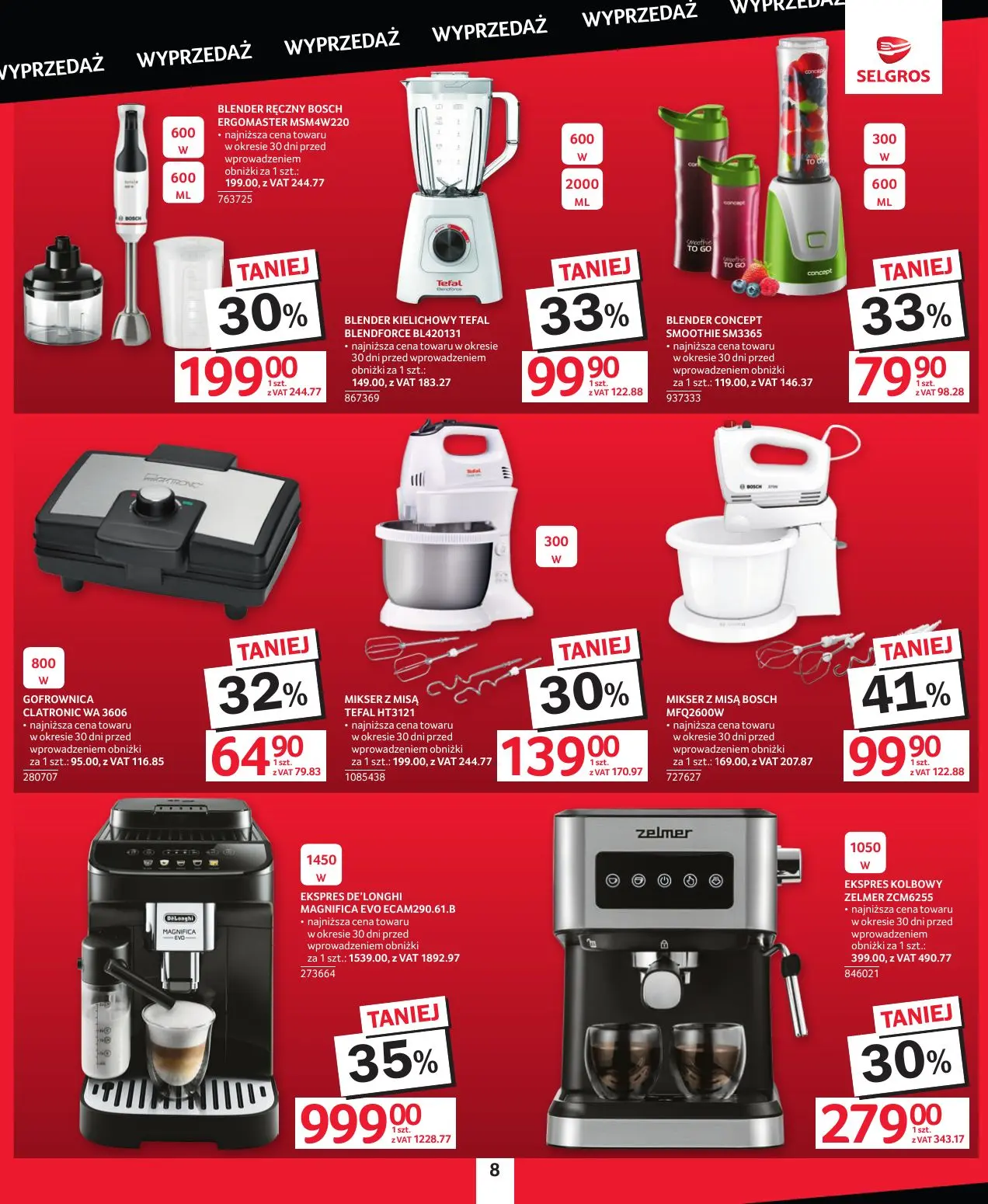 gazetka promocyjna SELGROS Katalog wyprzedaż - Strona 8
