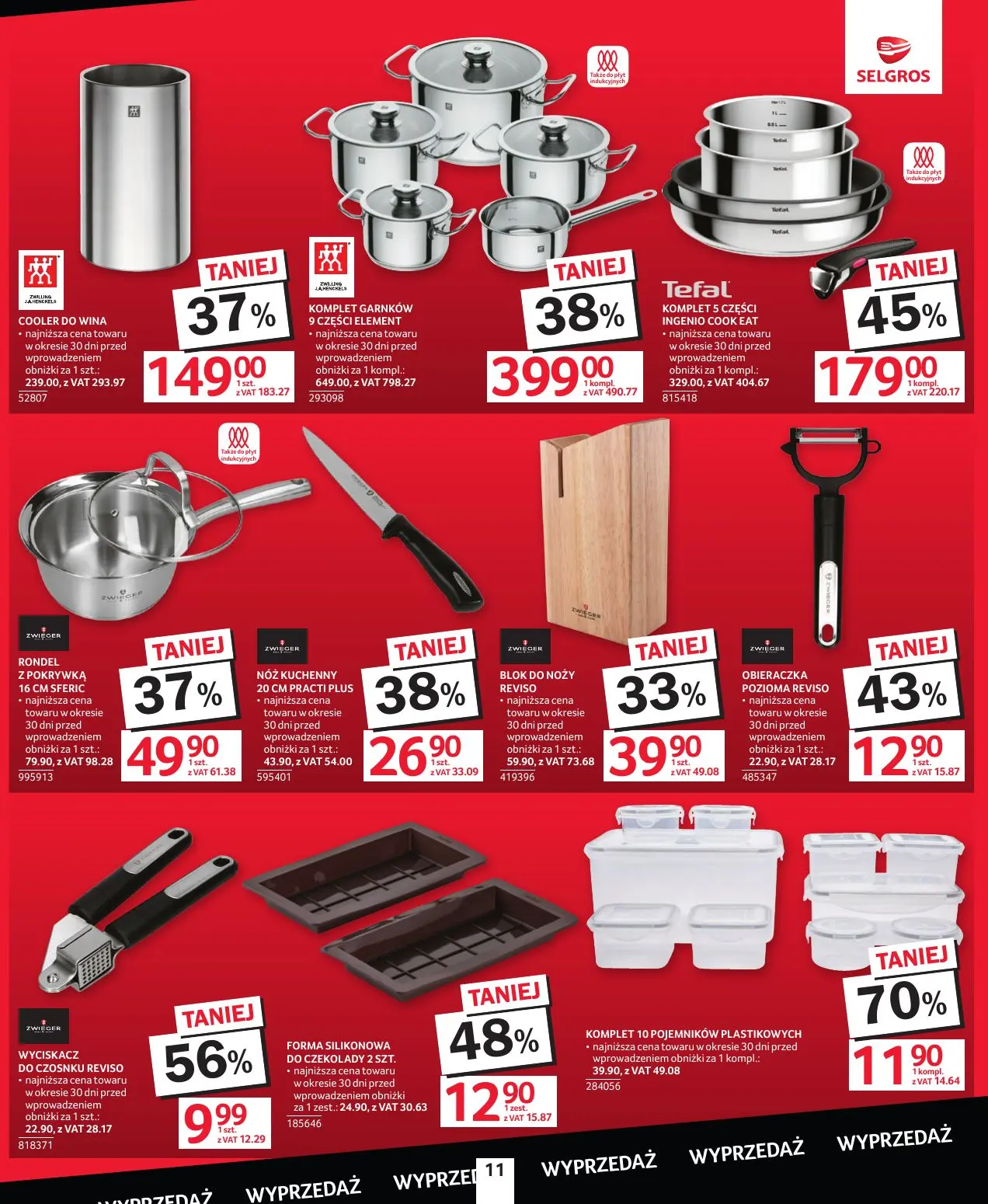 gazetka promocyjna SELGROS Katalog wyprzedaż - Strona 11