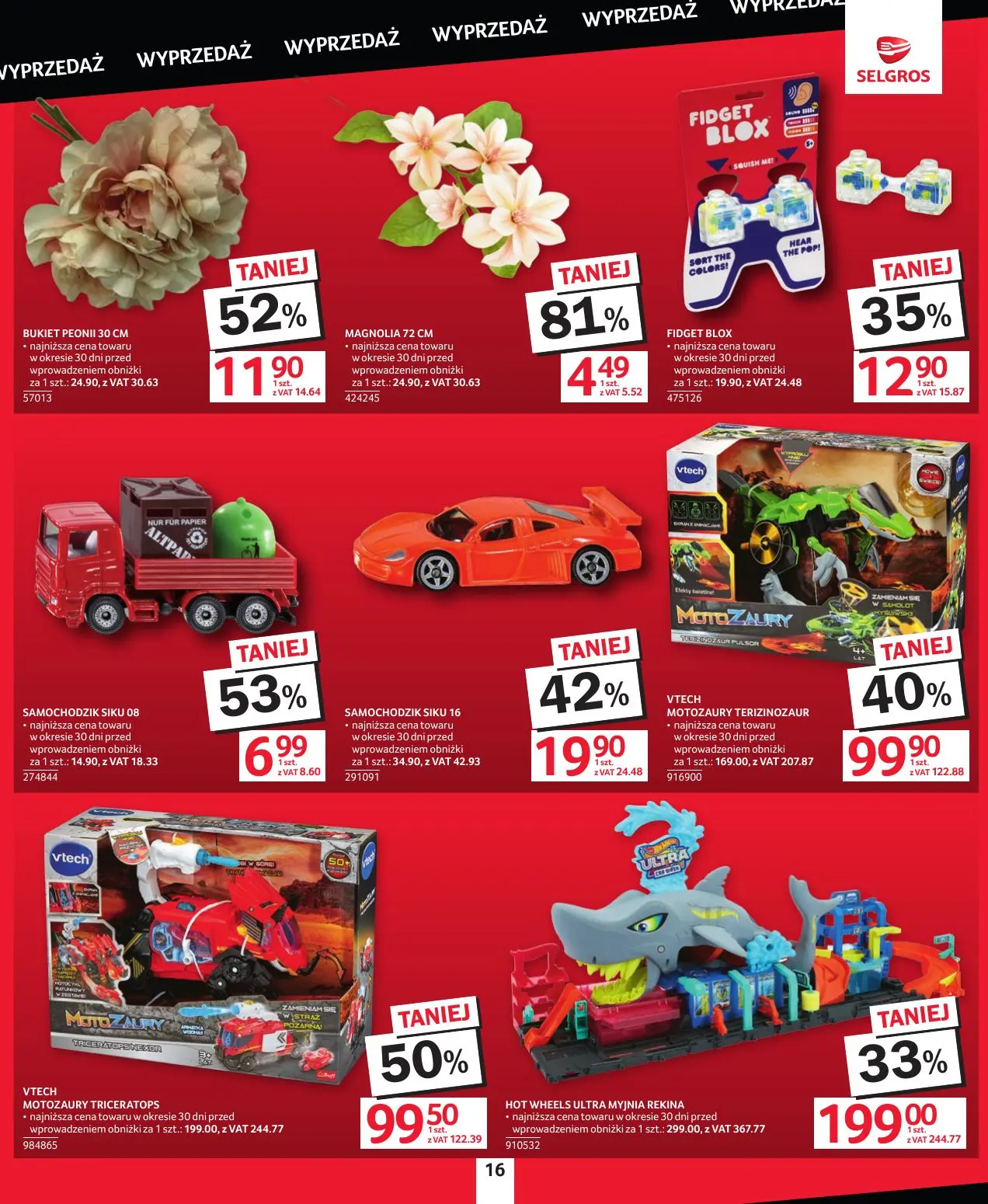 gazetka promocyjna SELGROS Katalog wyprzedaż - Strona 16