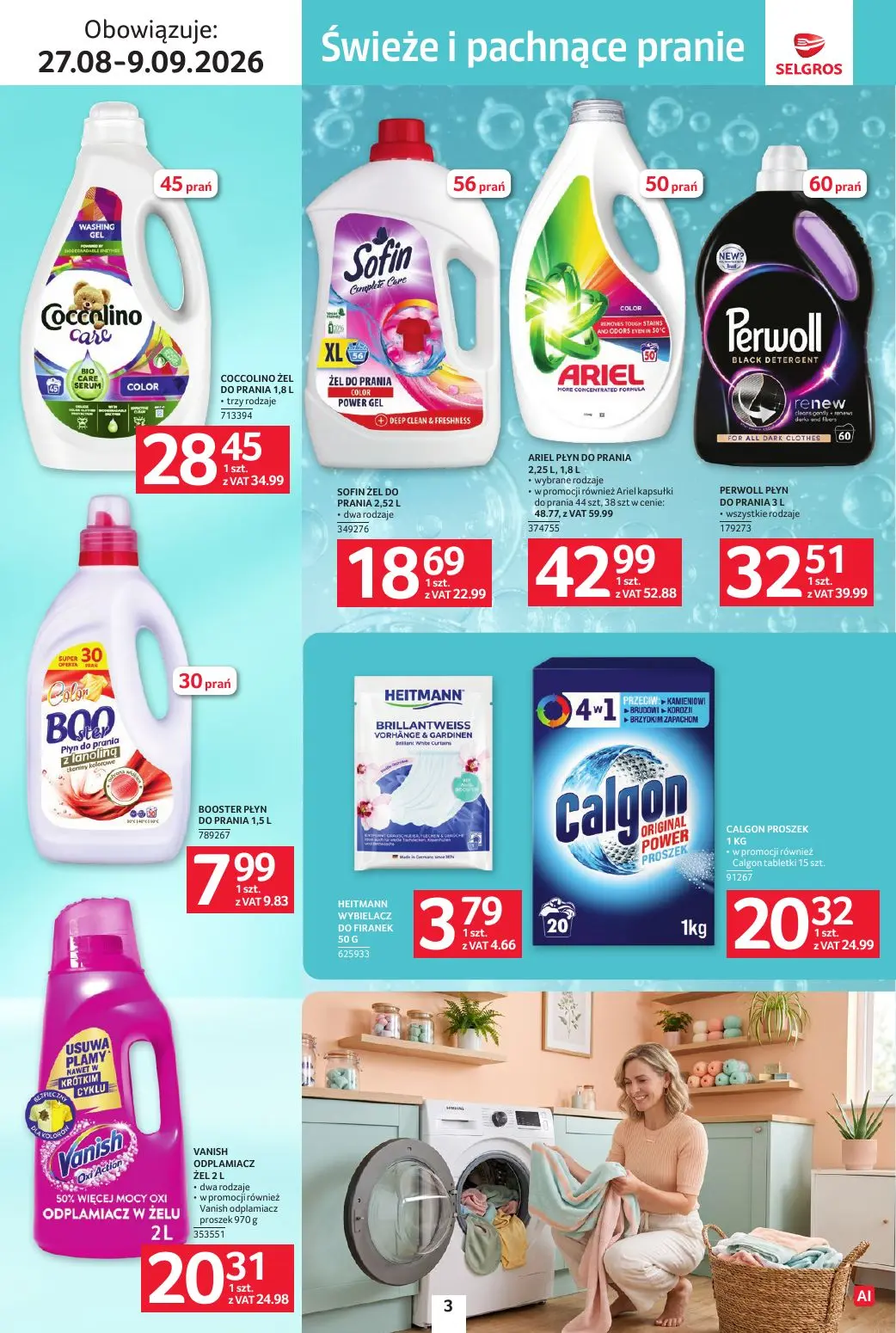 gazetka promocyjna SELGROS Katalog sprzątanie - Strona 3