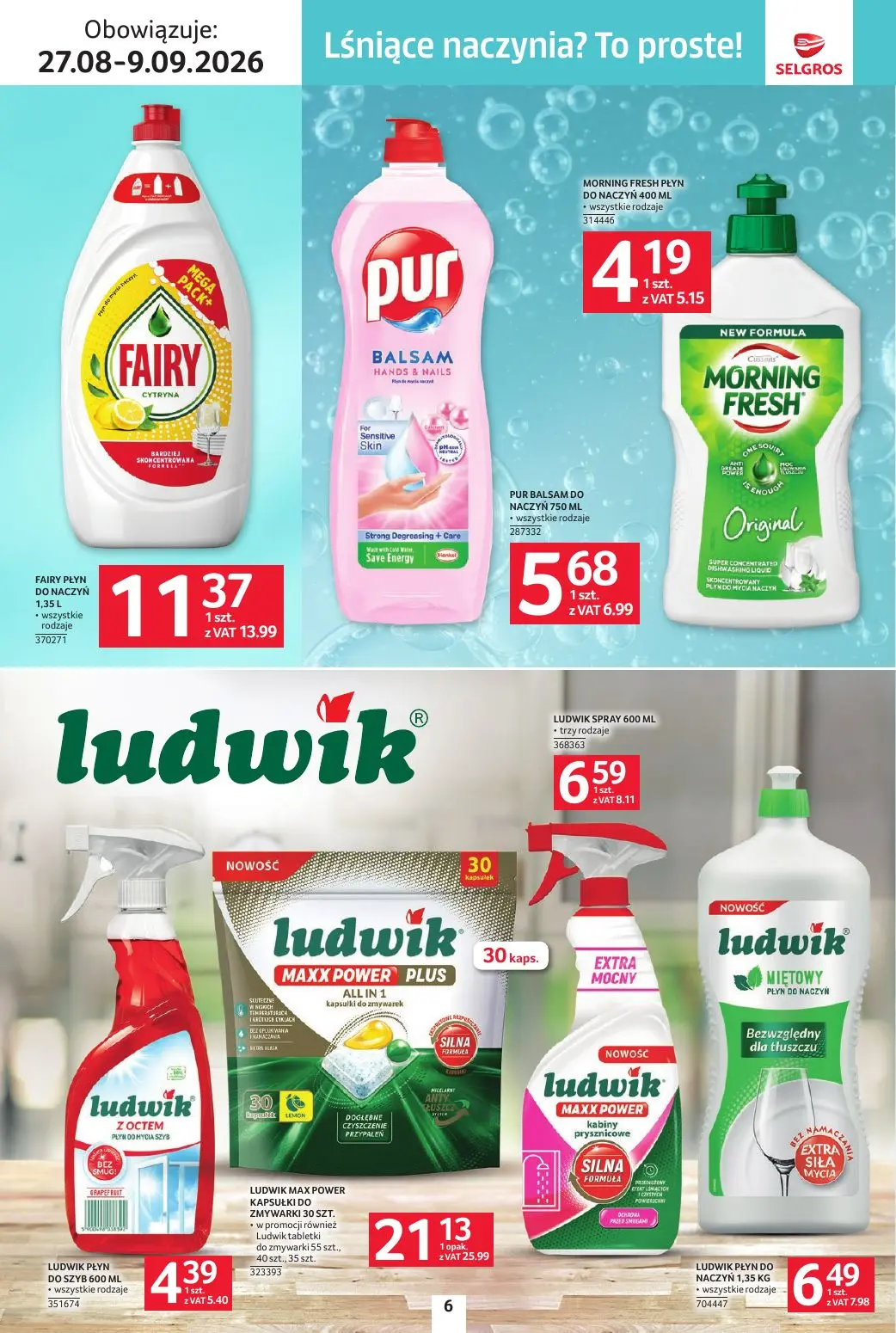gazetka promocyjna SELGROS Katalog sprzątanie - Strona 6