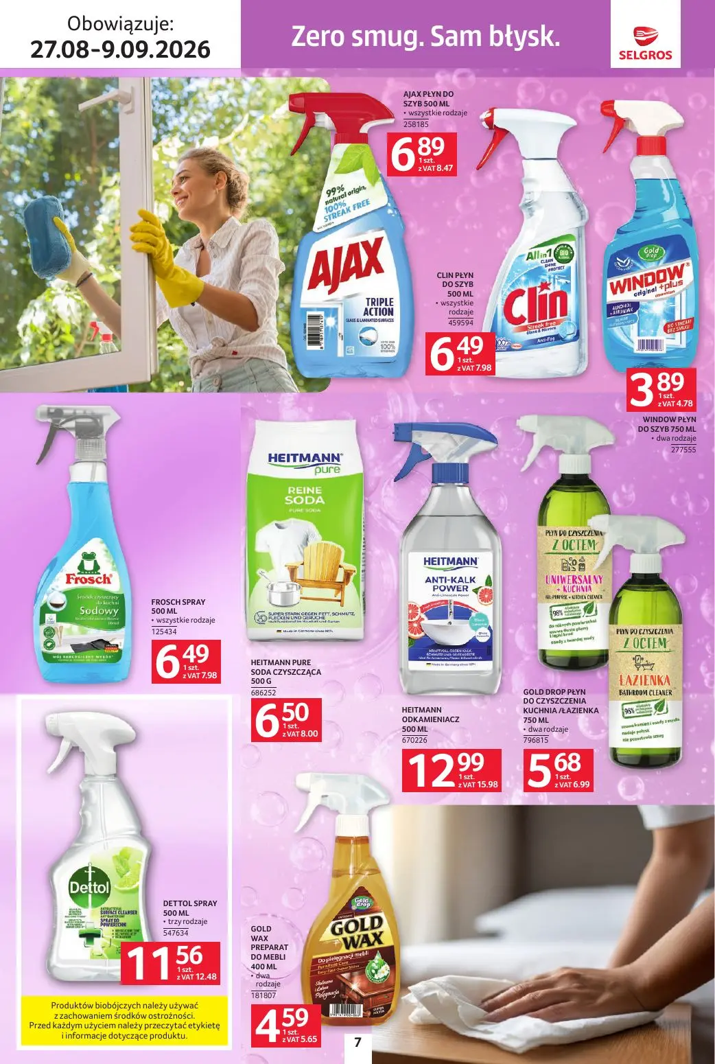gazetka promocyjna SELGROS Katalog sprzątanie - Strona 7