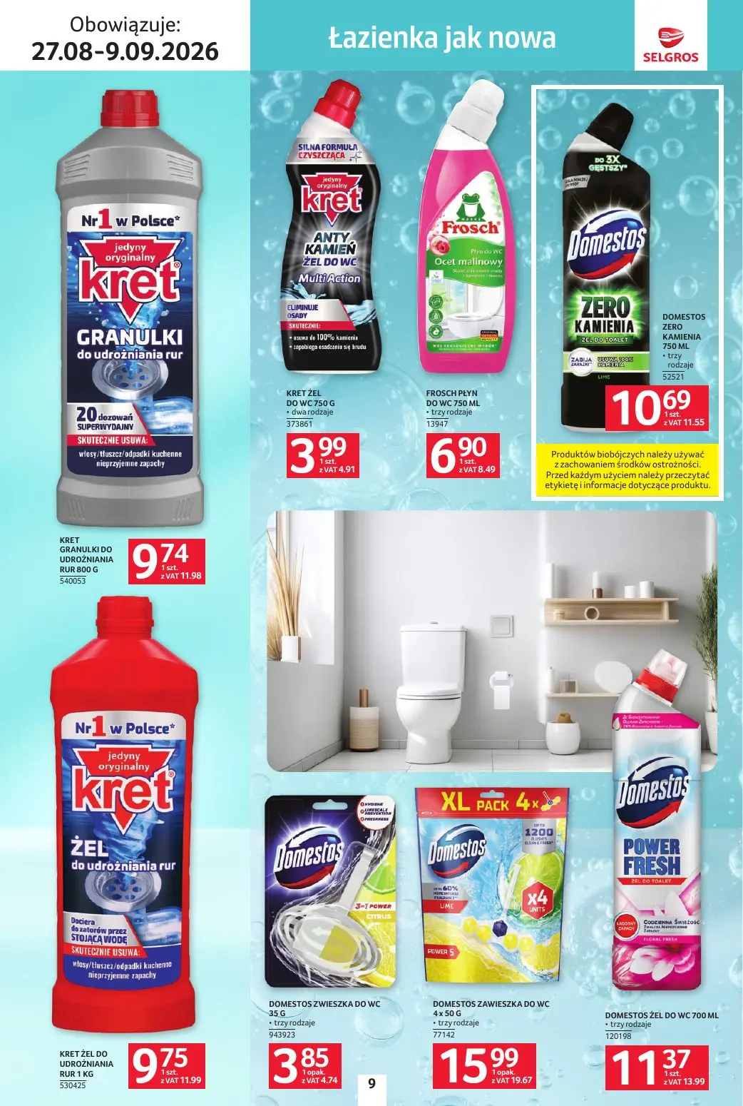 gazetka promocyjna SELGROS Katalog sprzątanie - Strona 9