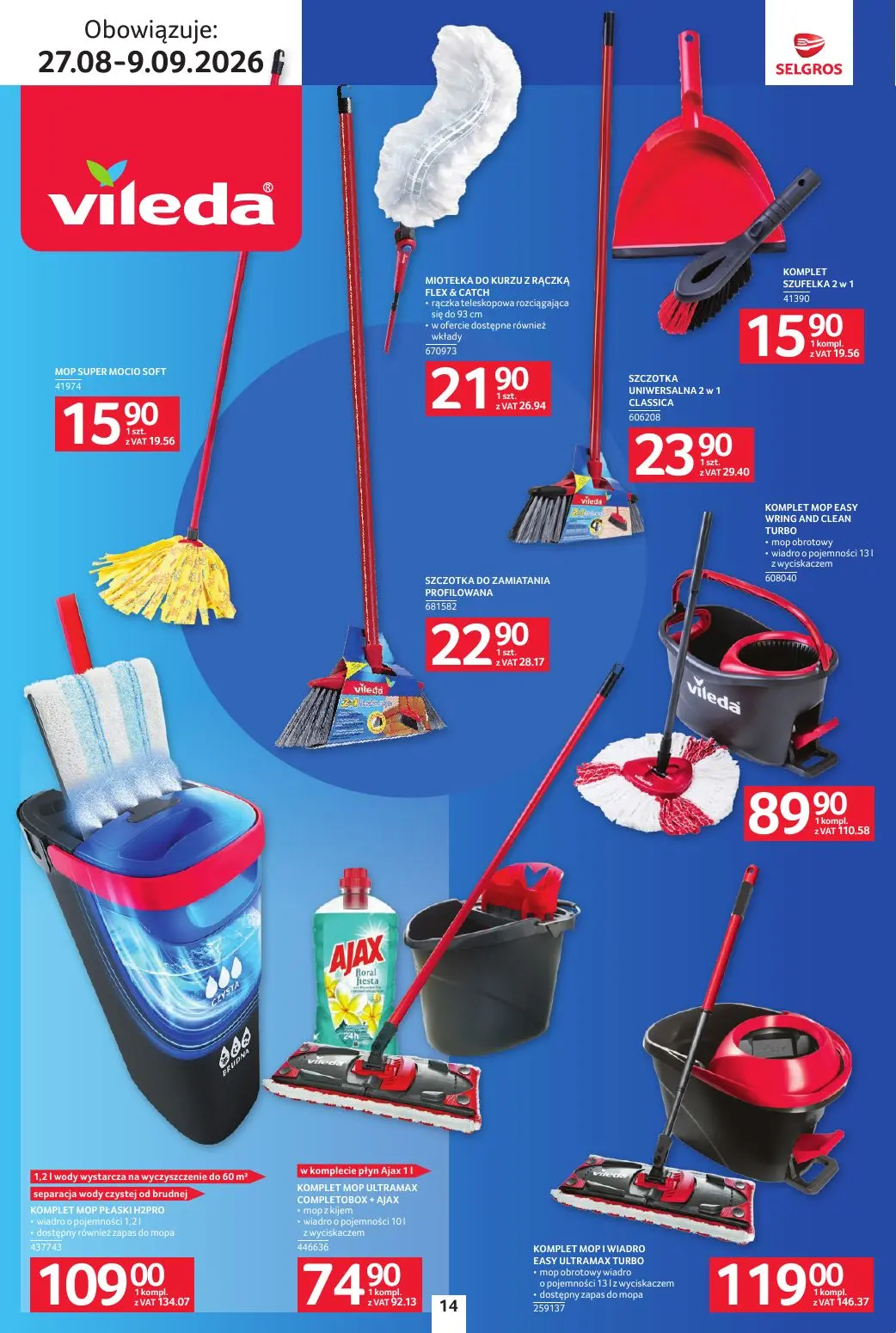 gazetka promocyjna SELGROS Katalog sprzątanie - Strona 14