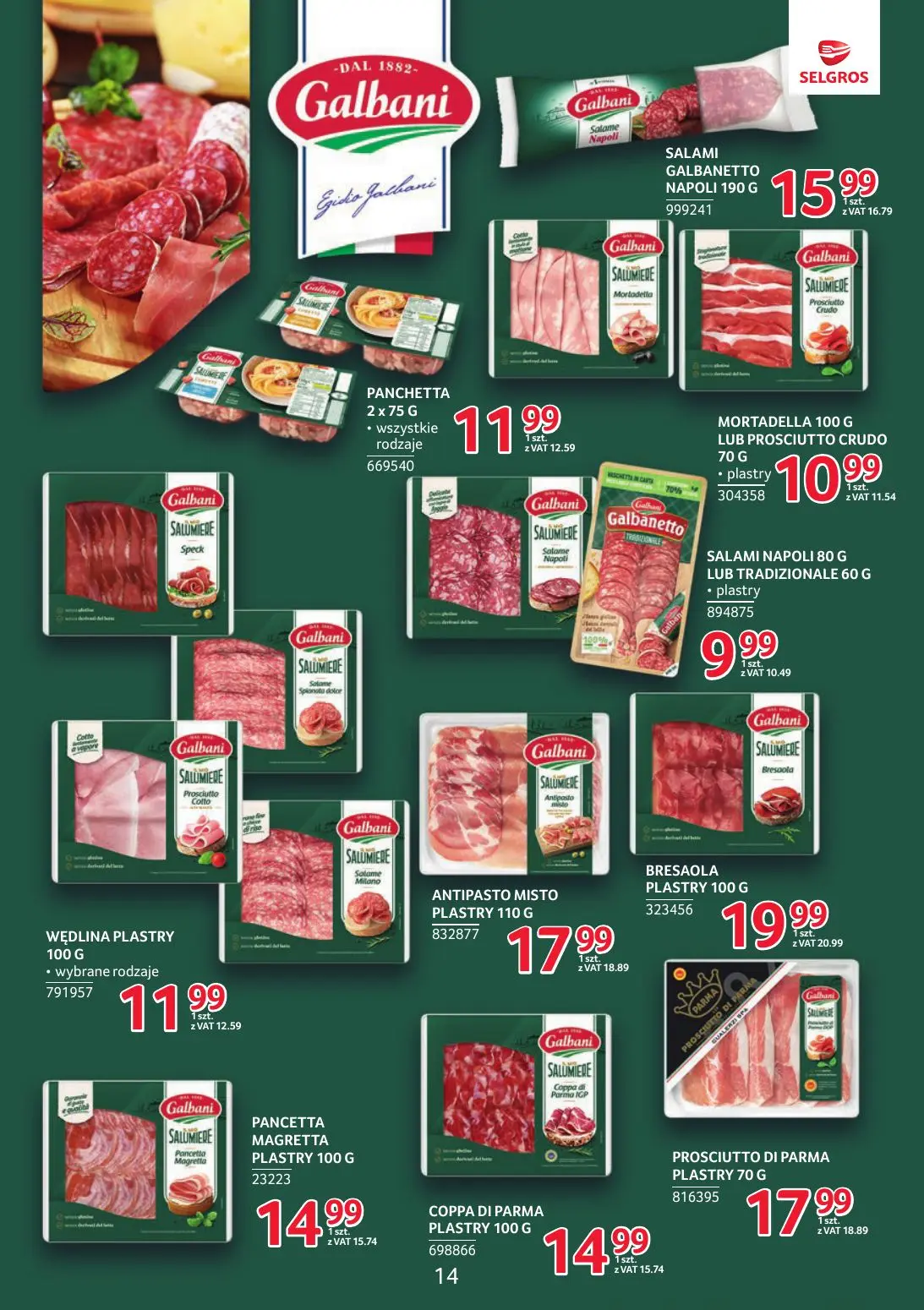 gazetka promocyjna SELGROS Markowe produkty - Strona 14