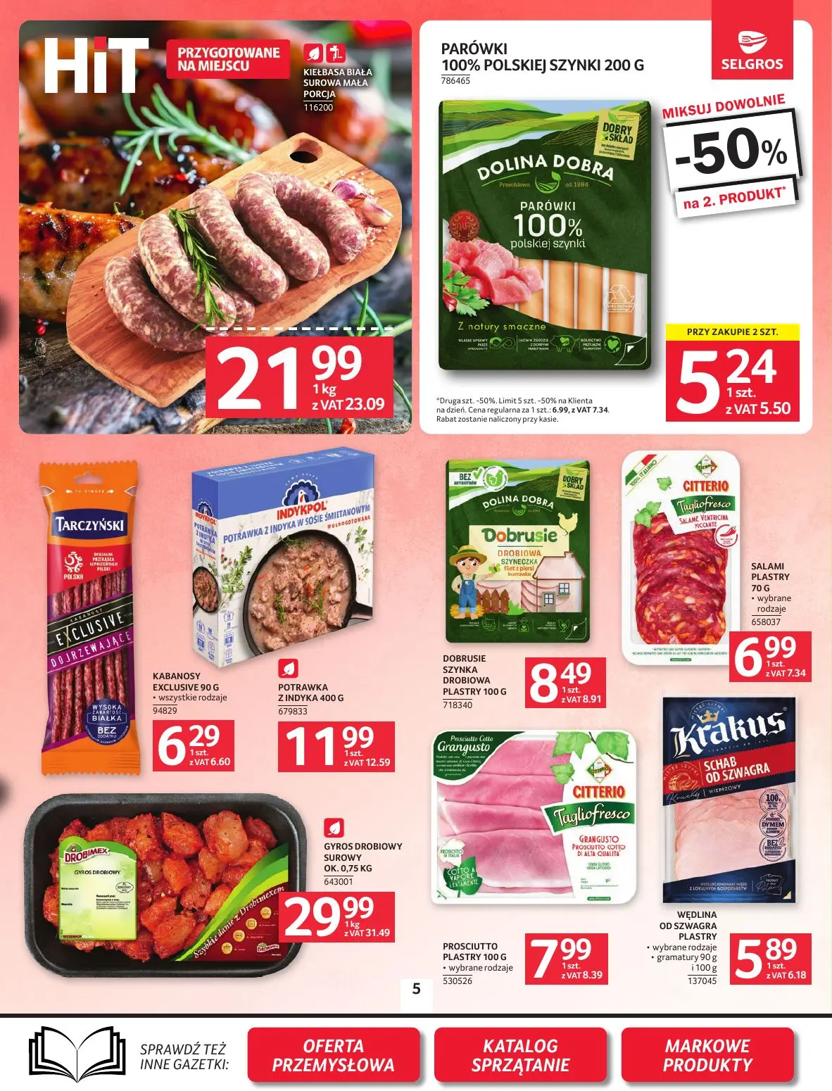 gazetka promocyjna SELGROS Oferta spożywcza - Strona 5