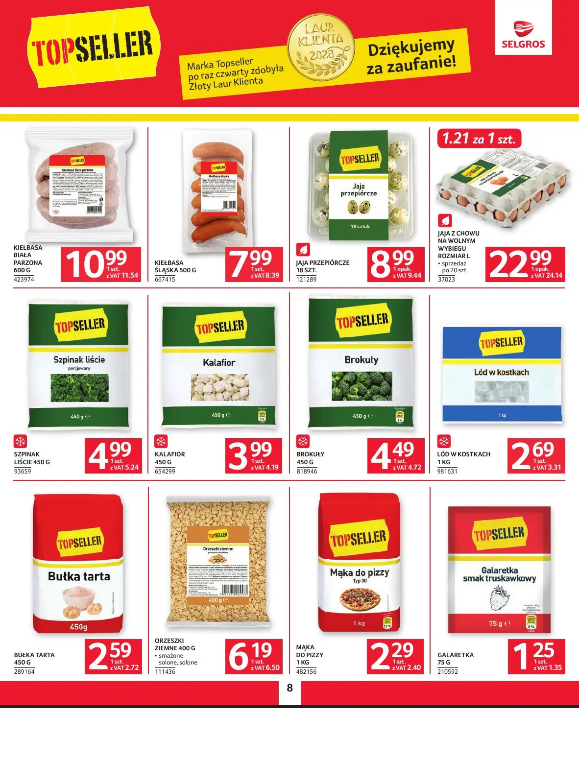 gazetka promocyjna SELGROS Oferta spożywcza - Strona 8