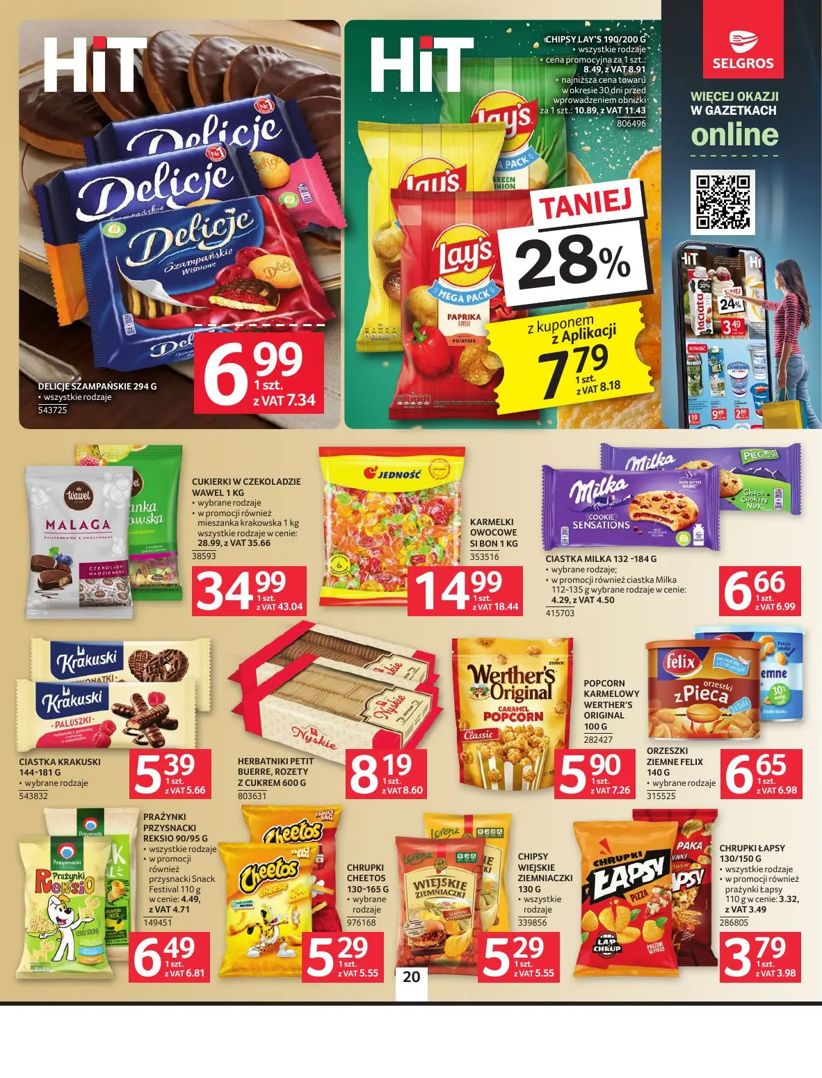 gazetka promocyjna SELGROS Oferta spożywcza - Strona 20