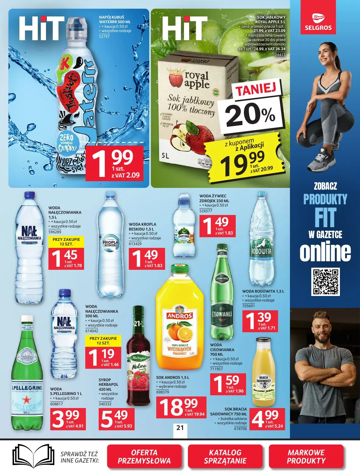 gazetka promocyjna SELGROS Oferta spożywcza - Strona 21