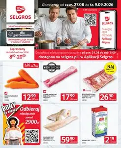 Gazetka promocyjna SELGROS, ważna od 2026-08-27 do 2026-09-09.