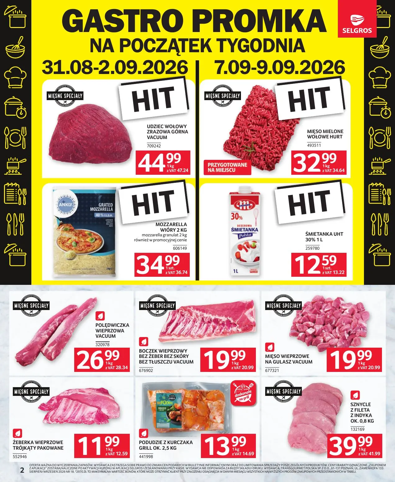 gazetka promocyjna SELGROS Oferta gastronomiczna - Strona 2