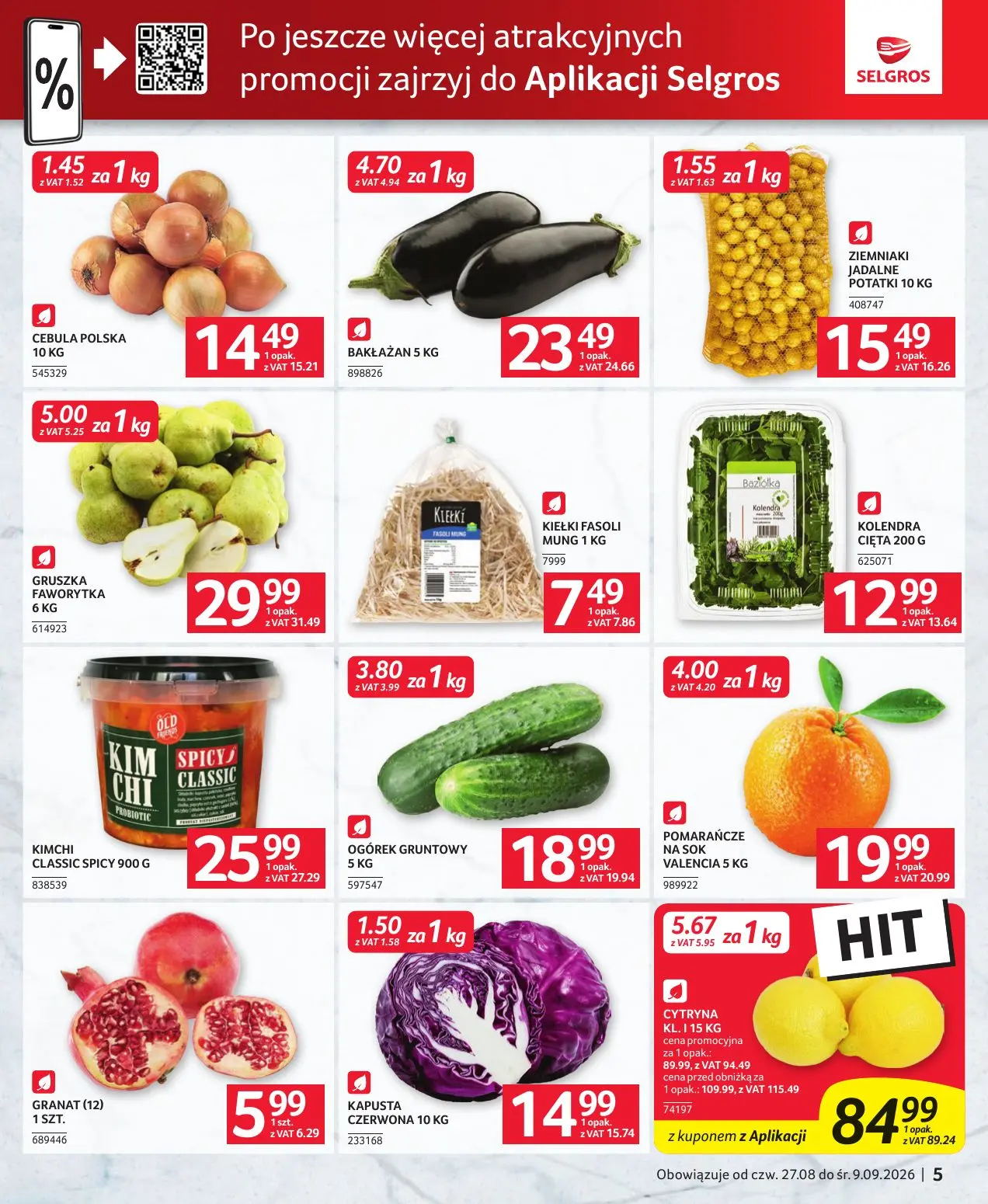 gazetka promocyjna SELGROS Oferta gastronomiczna - Strona 5