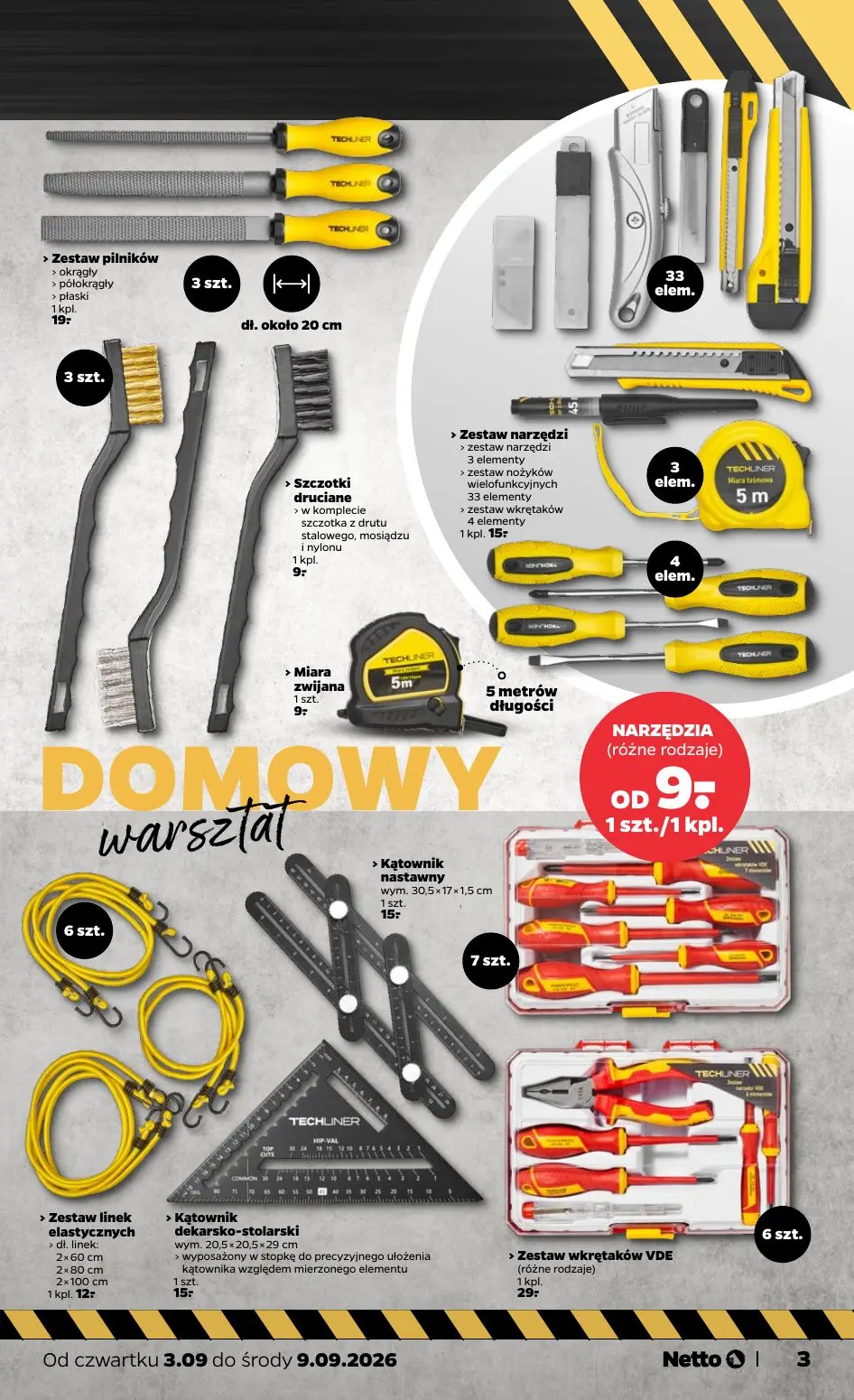 gazetka promocyjna NETTO Temat tygodnia: NARZĘDZIA 🗜️⚙️🔧 - Strona 3