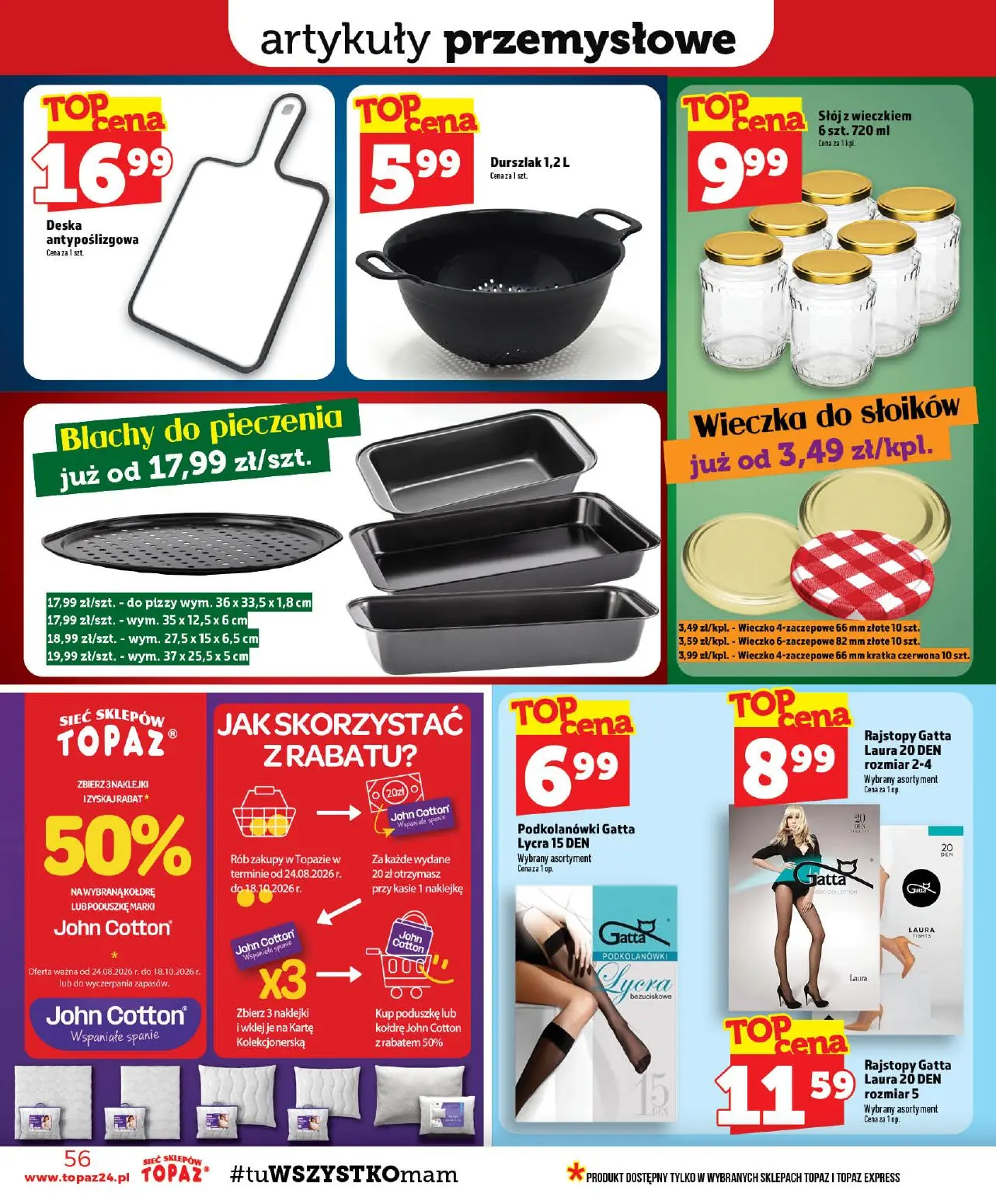 gazetka promocyjna Topaz Ogólna - Strona 56