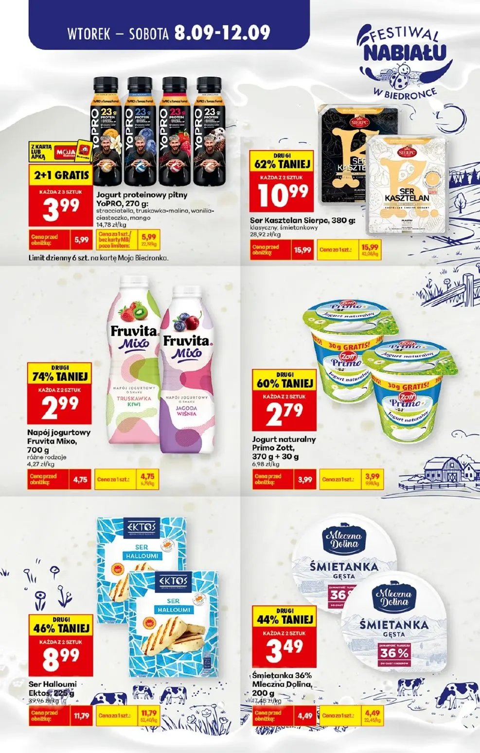 gazetka promocyjna Biedronka Festiwal nabiału - Strona 2