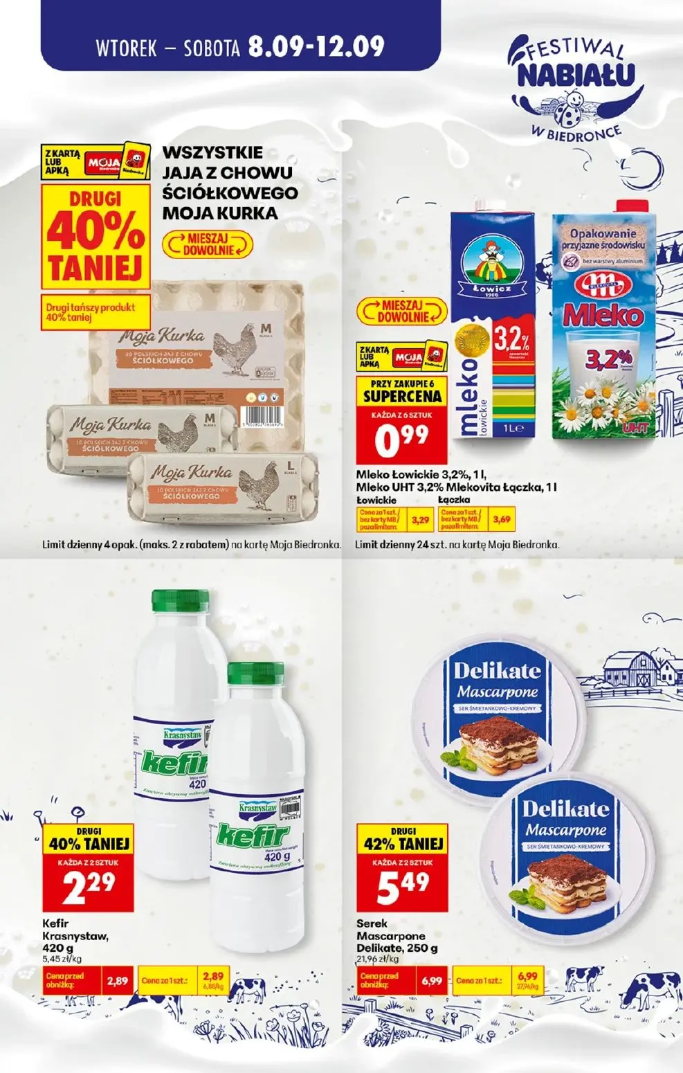 gazetka promocyjna Biedronka Festiwal nabiału - Strona 3