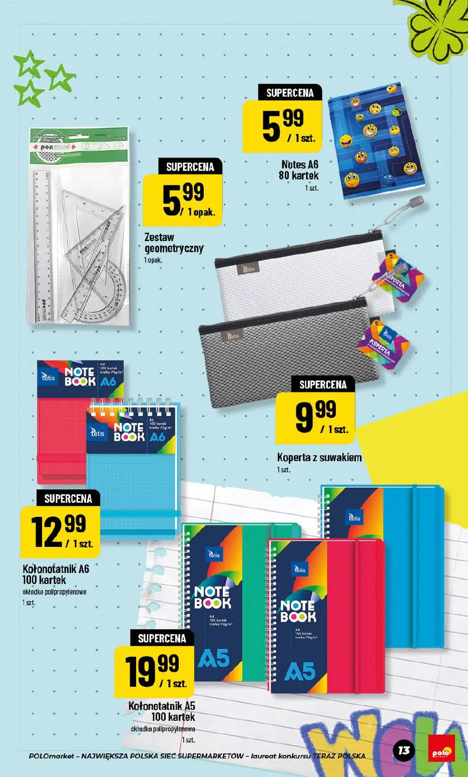 gazetka promocyjna POLOmarket Powrót do szkoły 🎒 - Strona 13