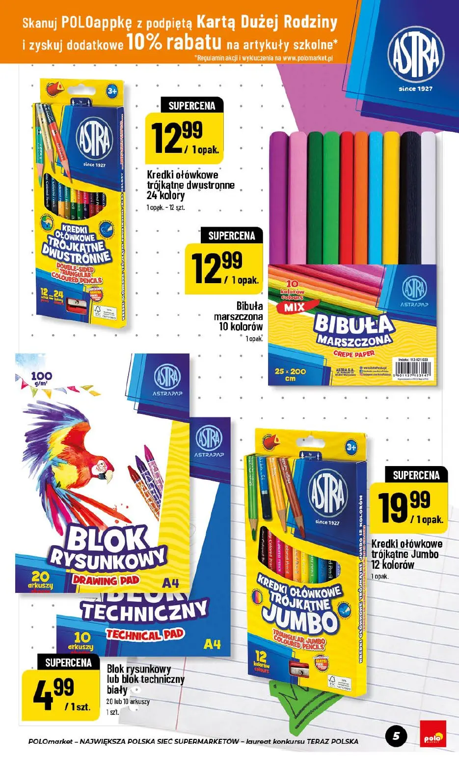 gazetka promocyjna POLOmarket Powrót do szkoły 🎒 - Strona 5