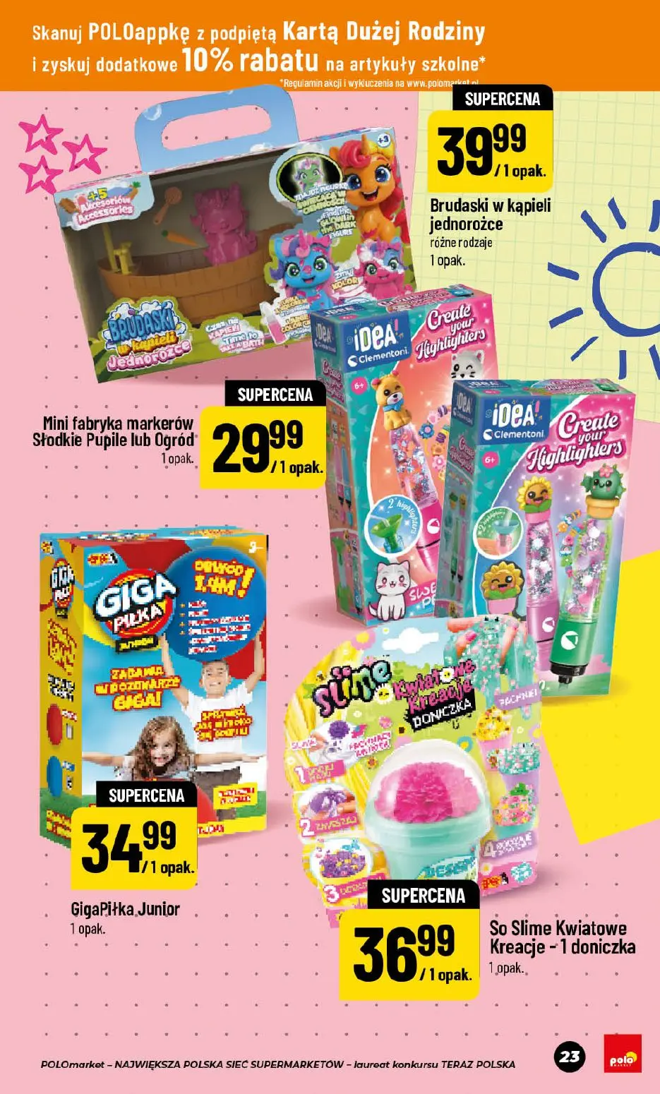 gazetka promocyjna POLOmarket Powrót do szkoły 🎒 - Strona 23