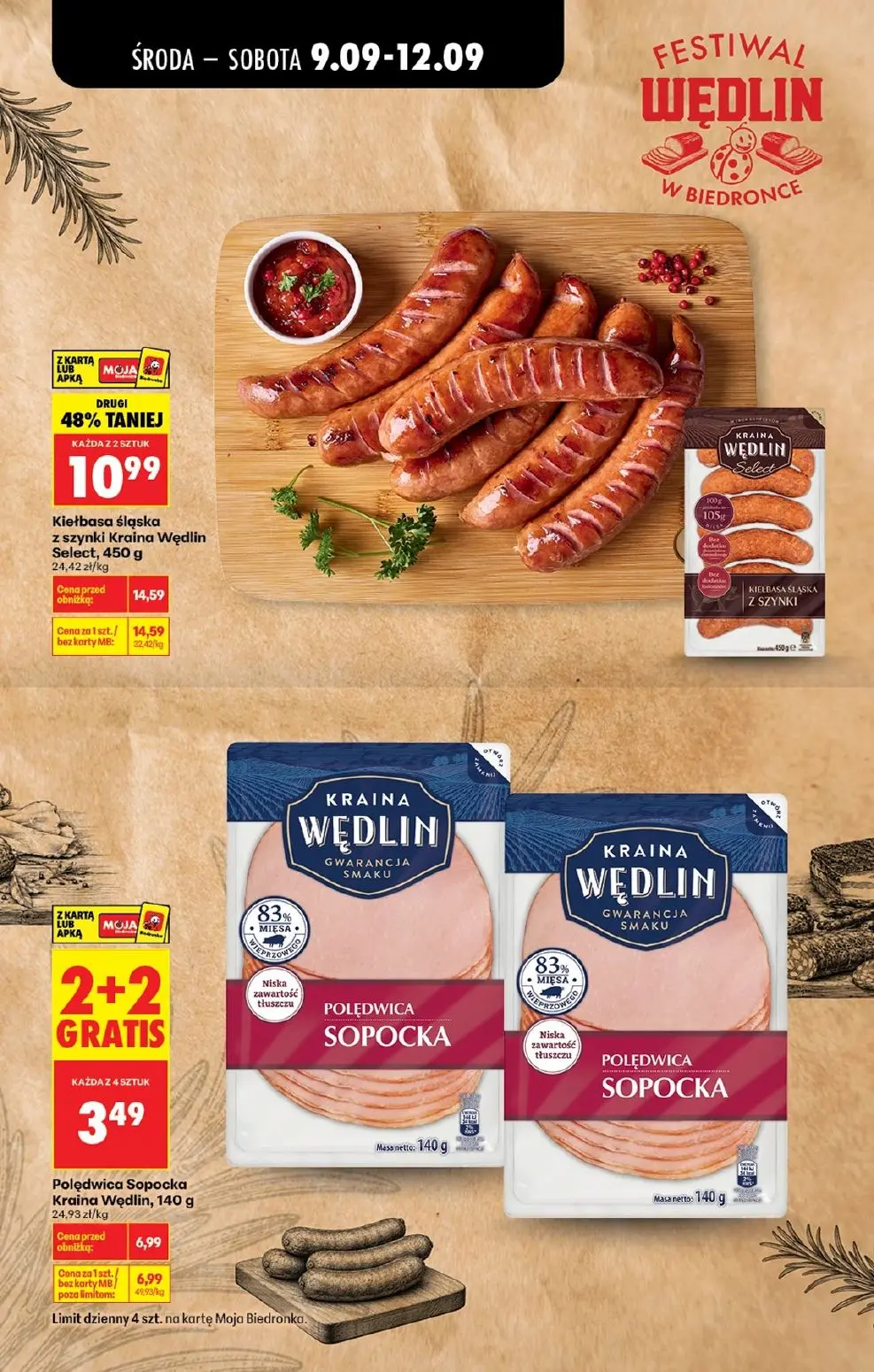 gazetka promocyjna Biedronka Festiwal Wędlin - Strona 3