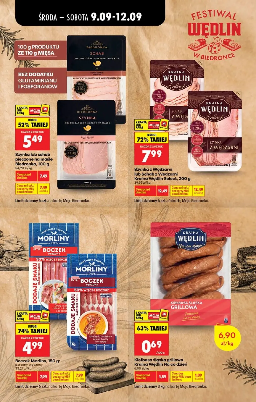 gazetka promocyjna Biedronka Festiwal Wędlin - Strona 4