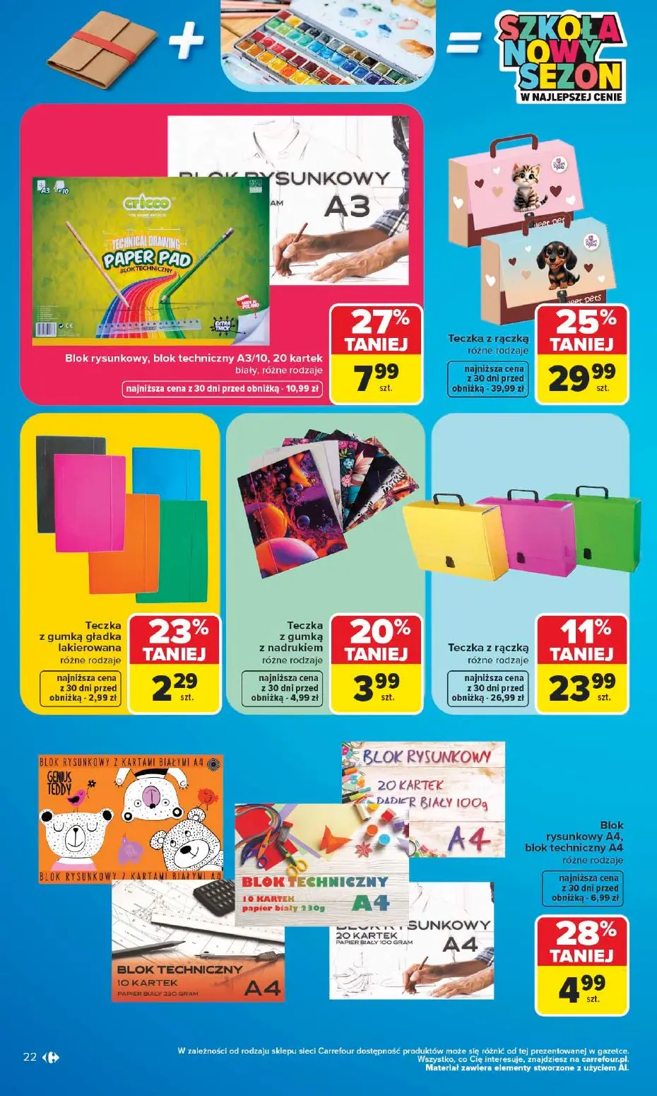 gazetka promocyjna Carrefour Szkoła nowy sezon - Strona 22