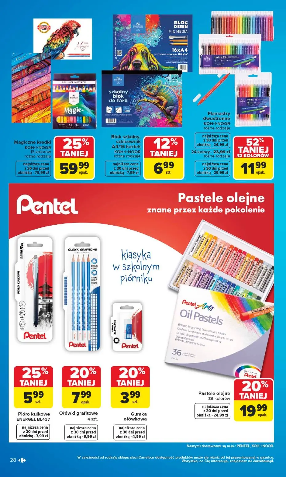 gazetka promocyjna Carrefour Szkoła nowy sezon - Strona 28