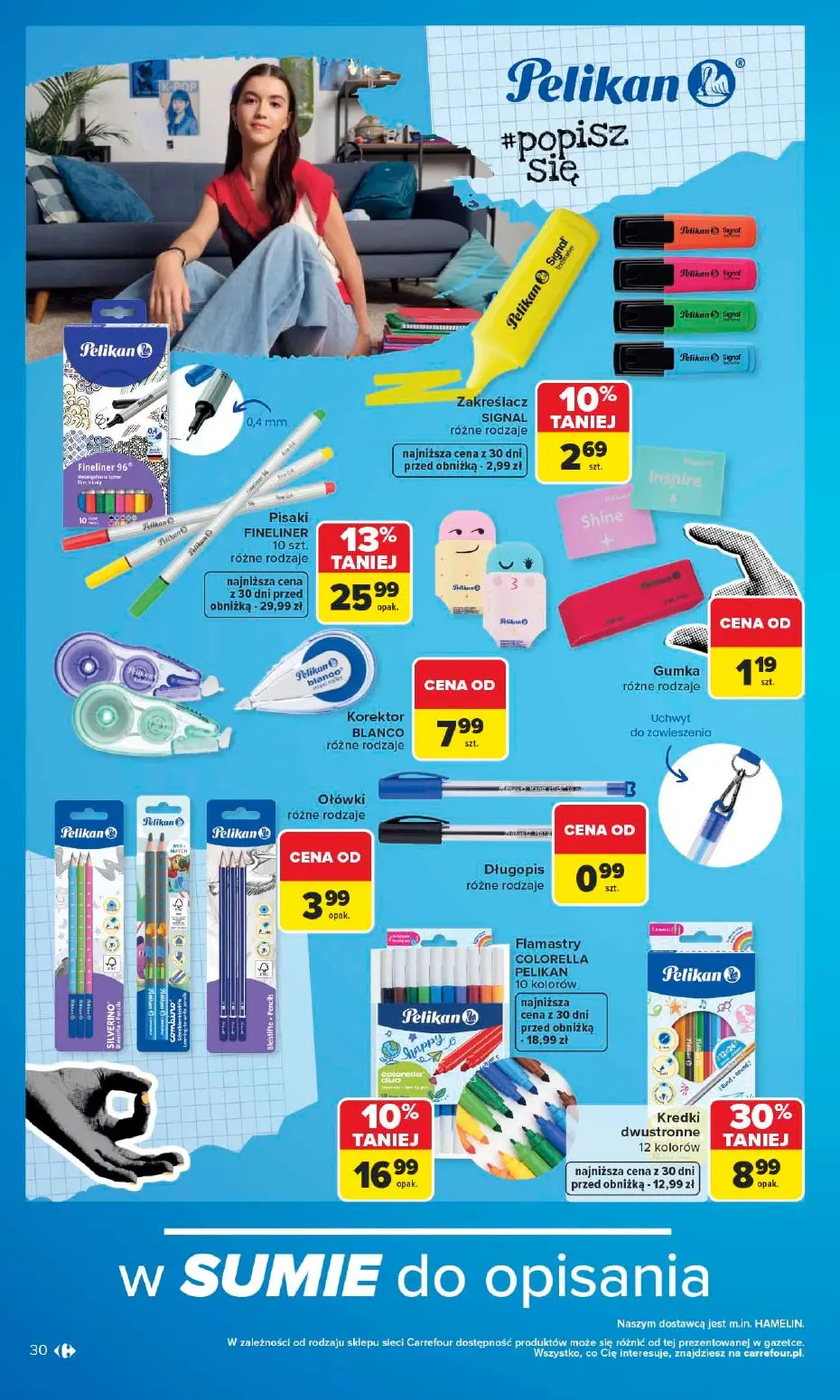 gazetka promocyjna Carrefour Szkoła nowy sezon - Strona 30
