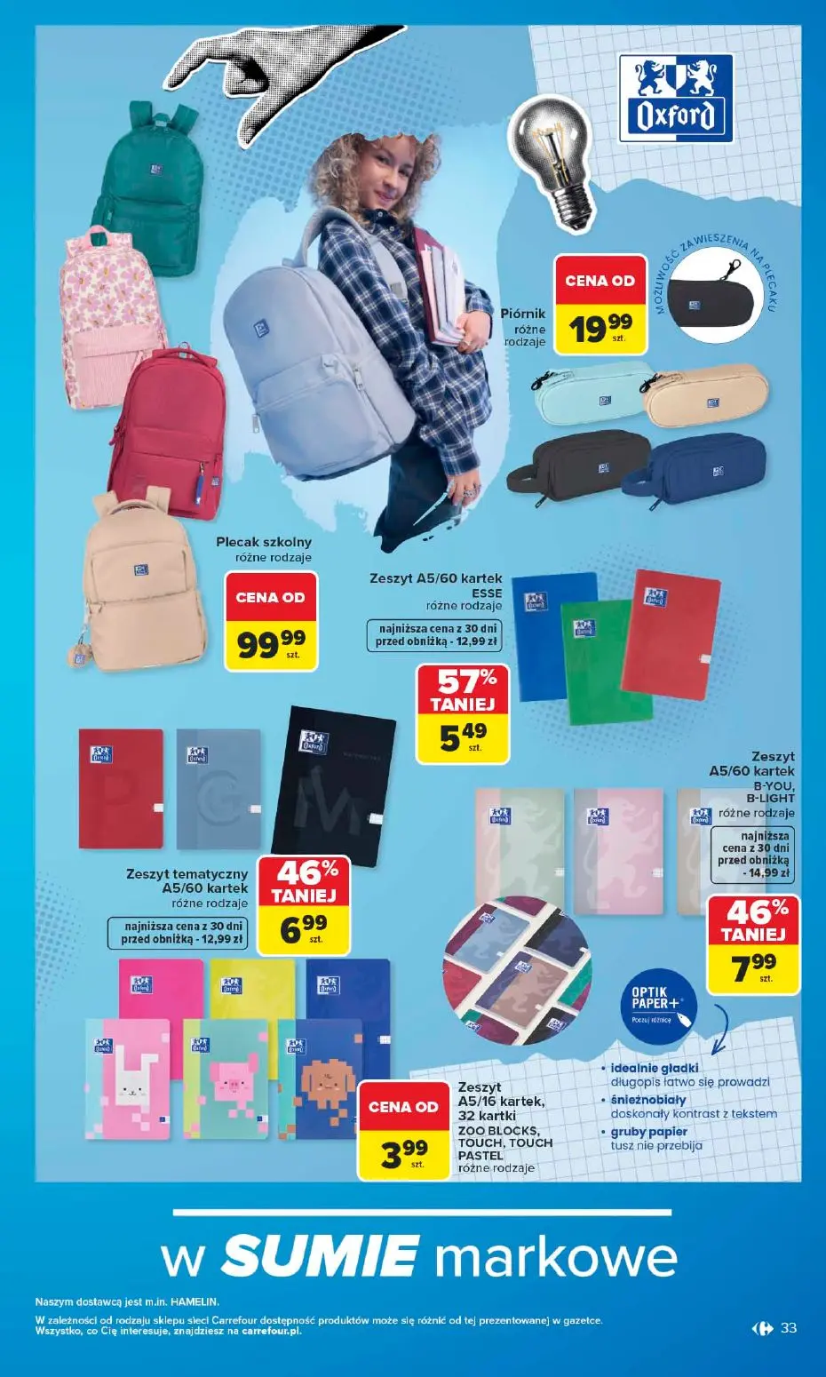 gazetka promocyjna Carrefour Szkoła nowy sezon - Strona 33