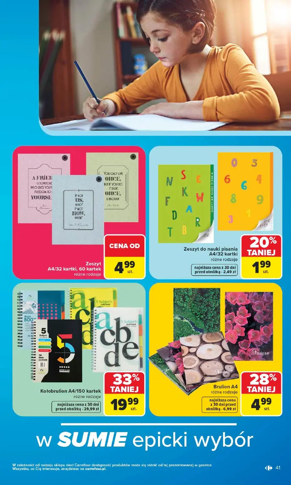 gazetka promocyjna Carrefour Szkoła nowy sezon - Strona 41