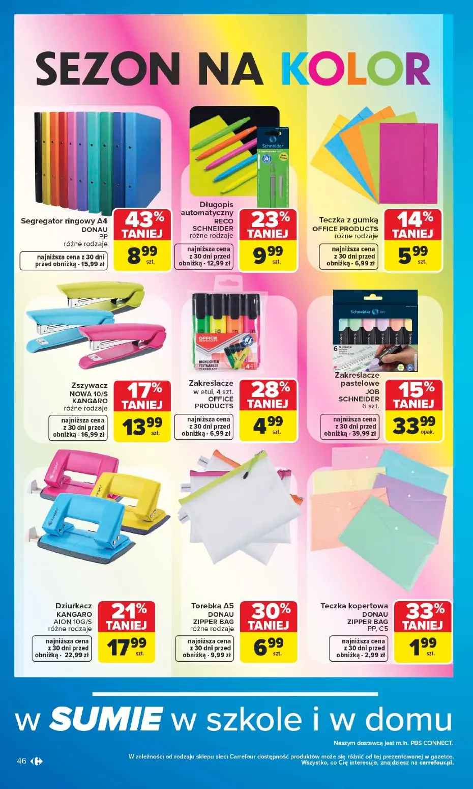 gazetka promocyjna Carrefour Szkoła nowy sezon - Strona 46