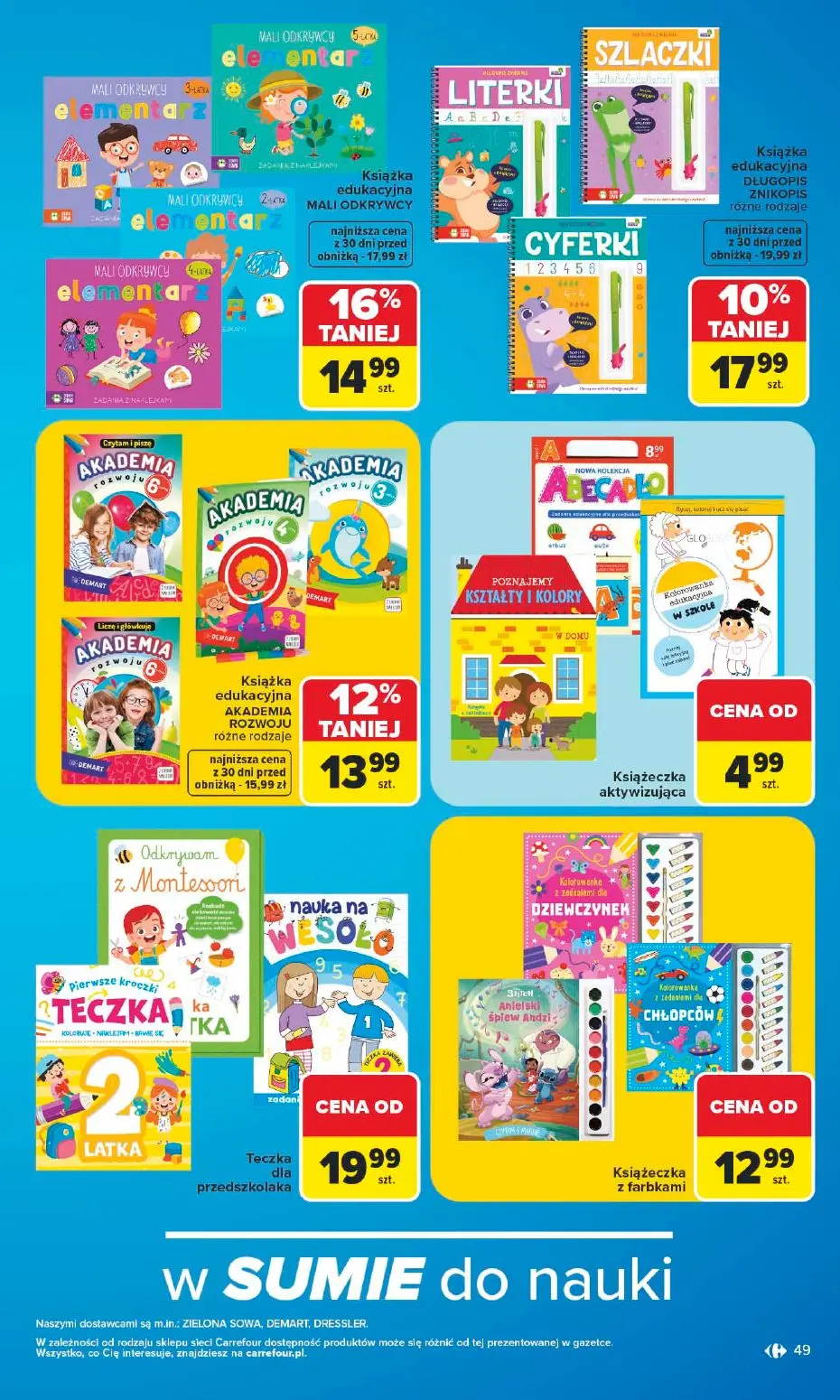 gazetka promocyjna Carrefour Szkoła nowy sezon - Strona 49