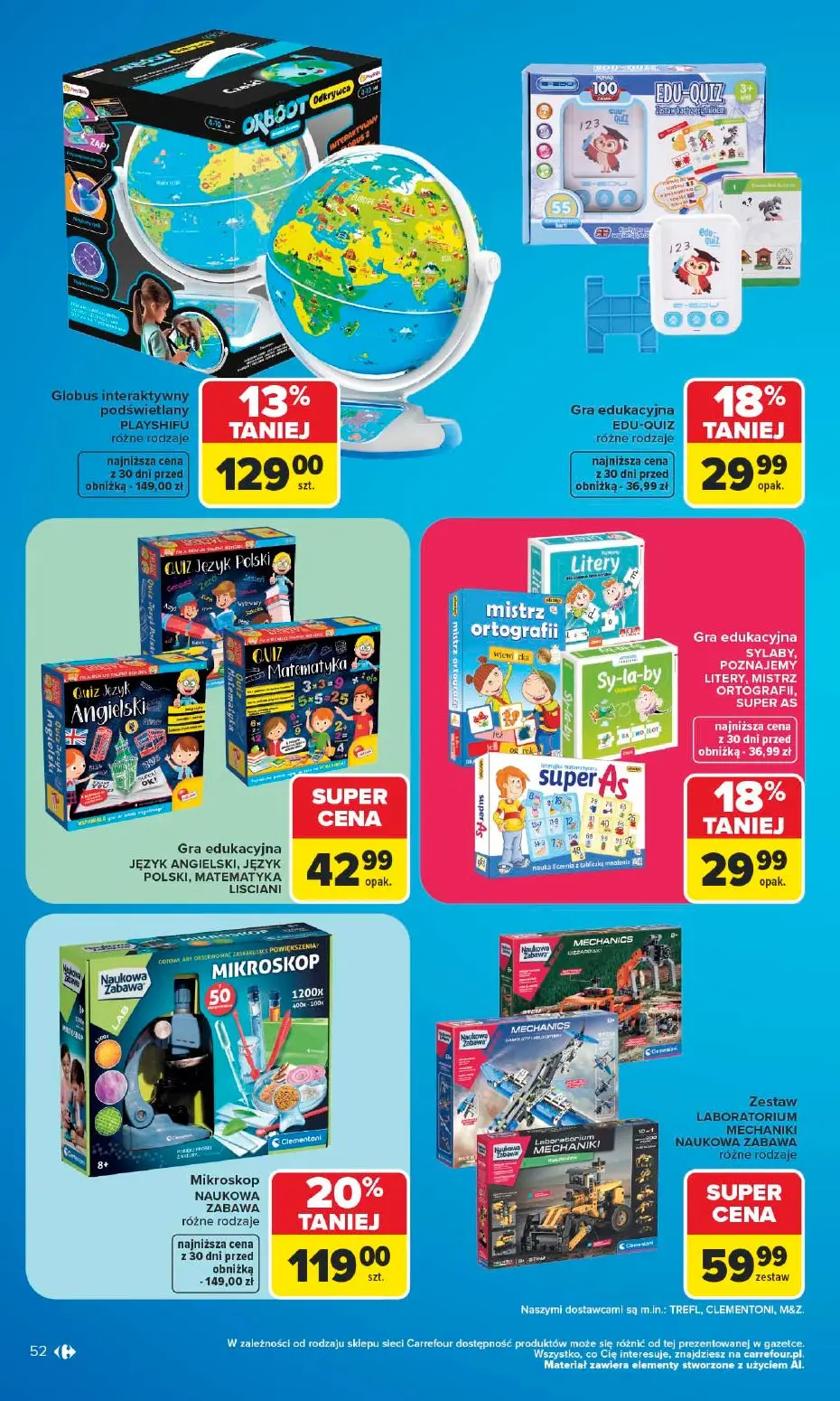 gazetka promocyjna Carrefour Szkoła nowy sezon - Strona 52
