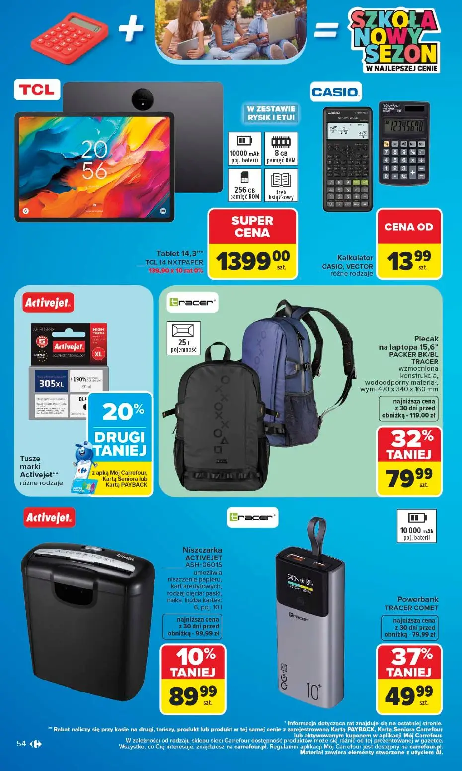 gazetka promocyjna Carrefour Szkoła nowy sezon - Strona 54
