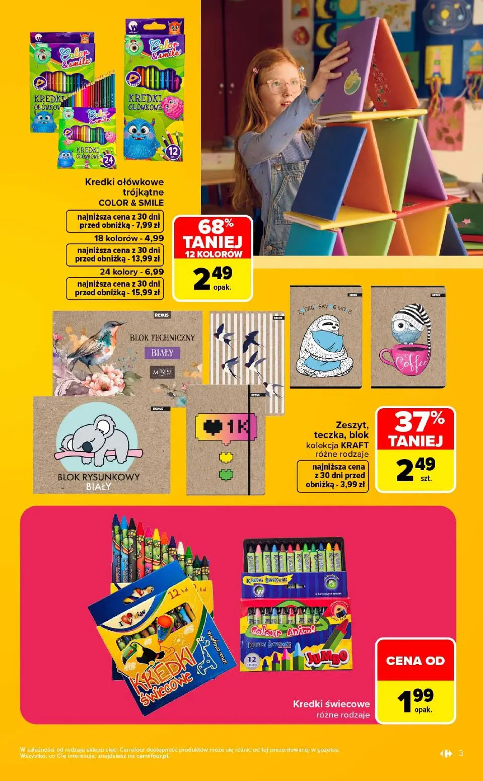 gazetka promocyjna Carrefour Market Szkoła nowy sezon - Strona 3
