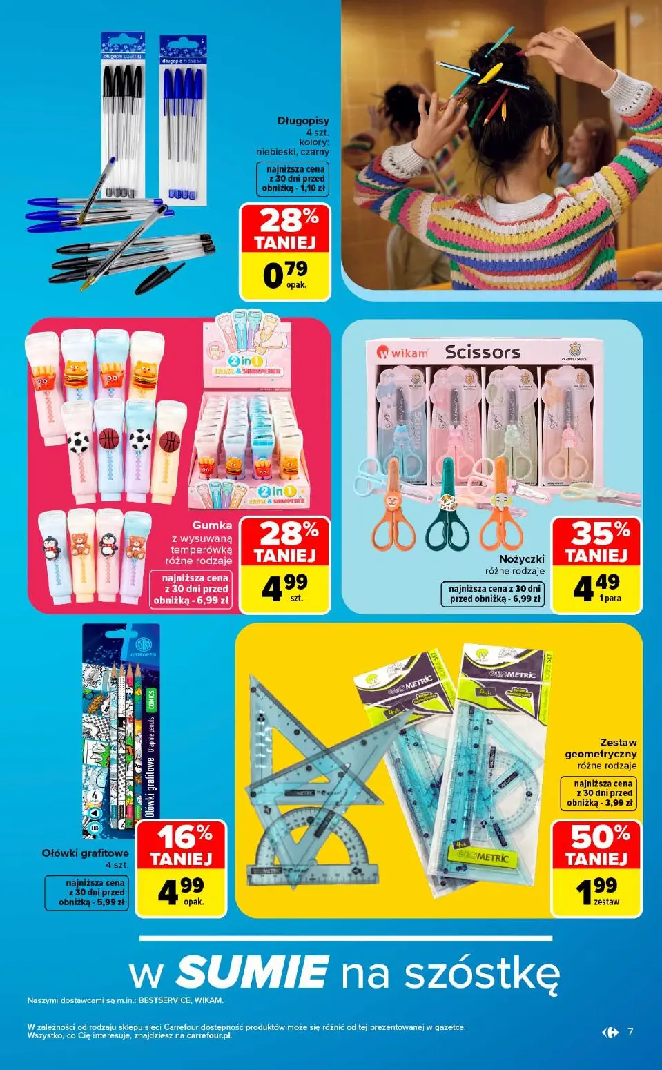 gazetka promocyjna Carrefour Market Szkoła nowy sezon - Strona 7