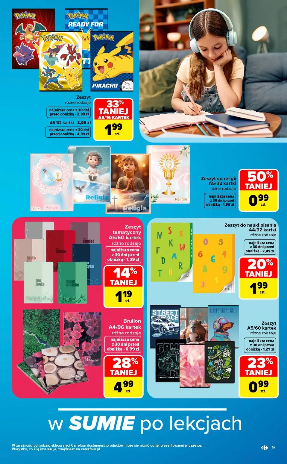 gazetka promocyjna Carrefour Market Szkoła nowy sezon - Strona 9