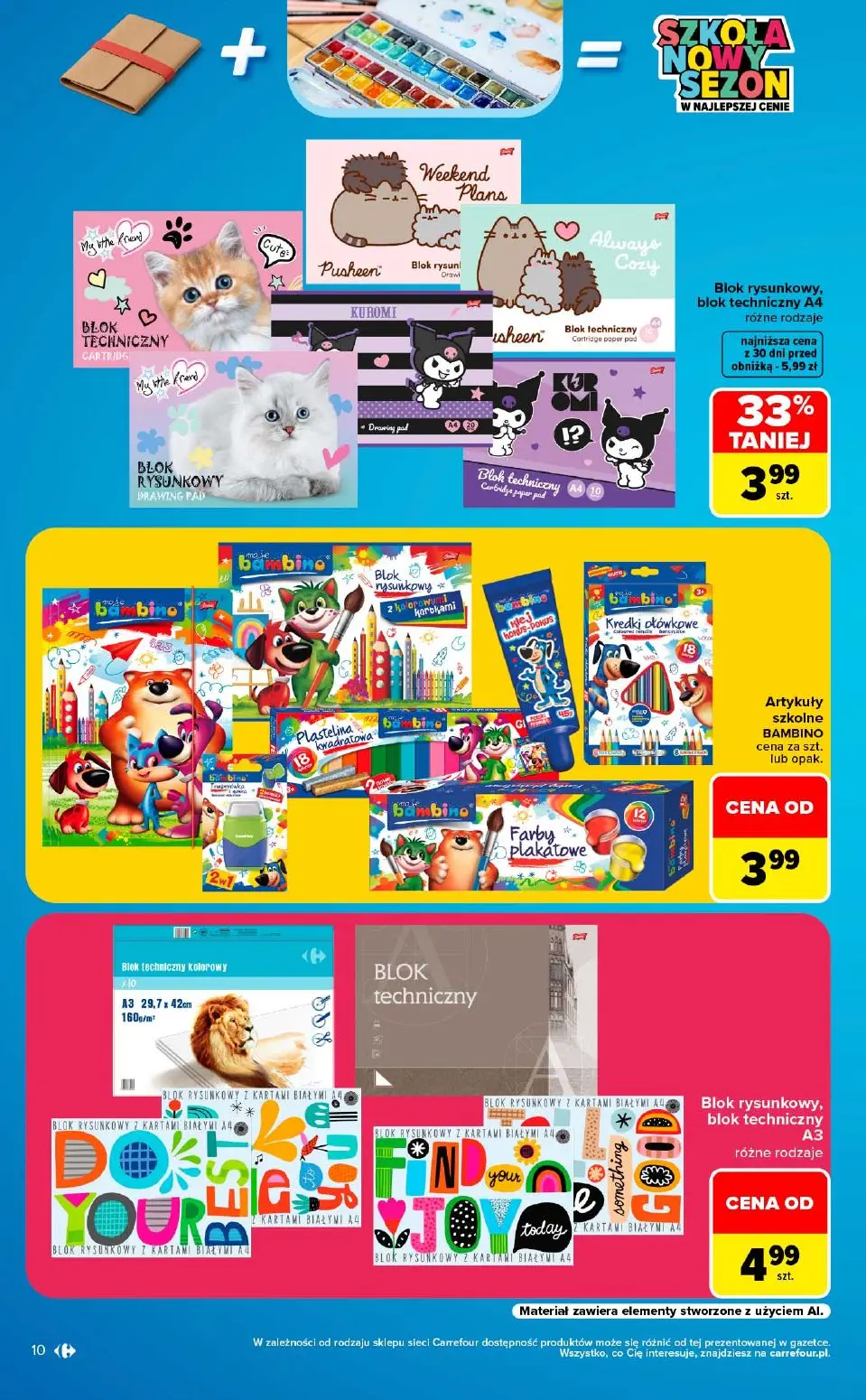 gazetka promocyjna Carrefour Market Szkoła nowy sezon - Strona 10