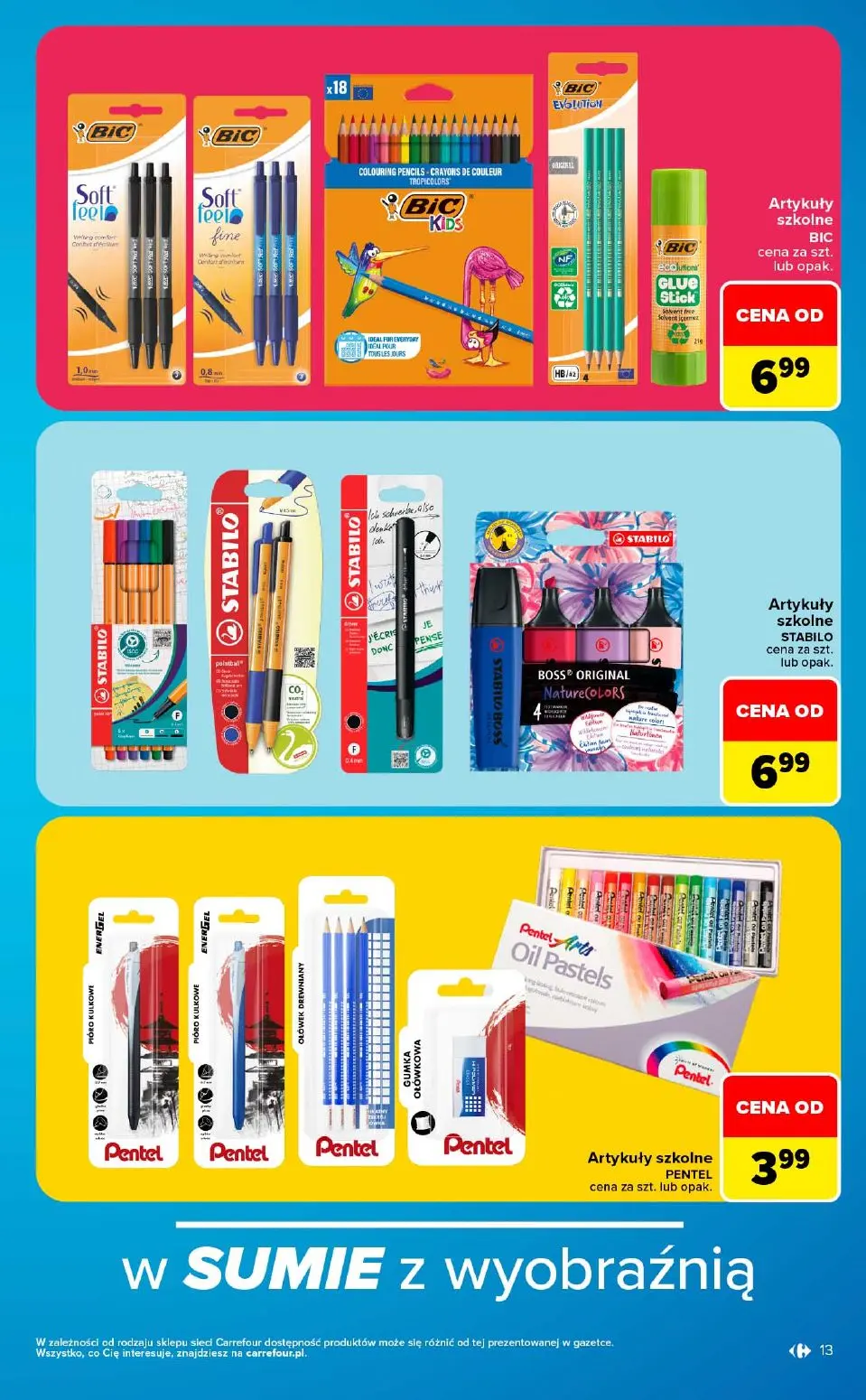 gazetka promocyjna Carrefour Market Szkoła nowy sezon - Strona 13