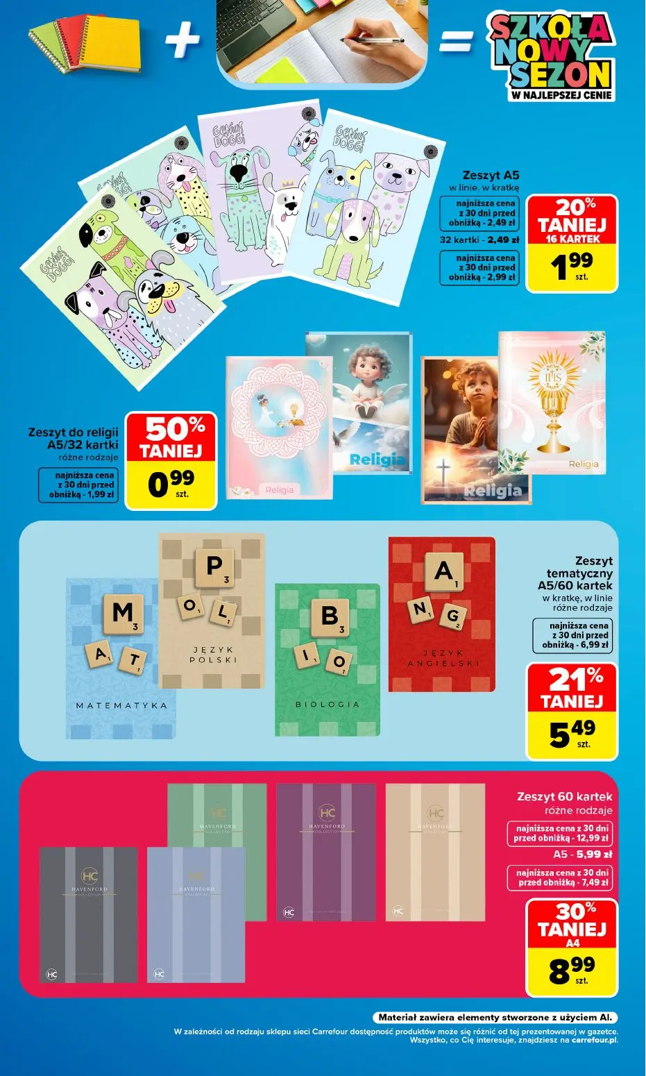 gazetka promocyjna Carrefour Wzorowa okazja do szkoły - Strona 4