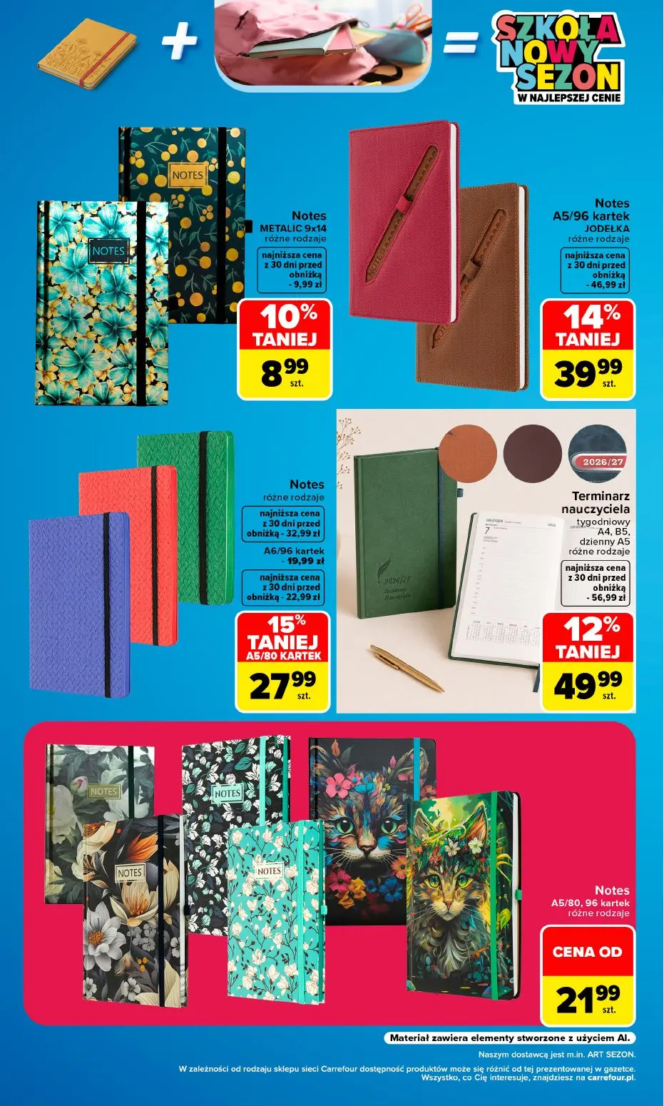 gazetka promocyjna Carrefour Wzorowa okazja do szkoły - Strona 6