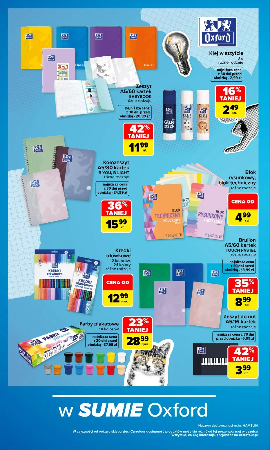 gazetka promocyjna Carrefour Wzorowa okazja do szkoły - Strona 8
