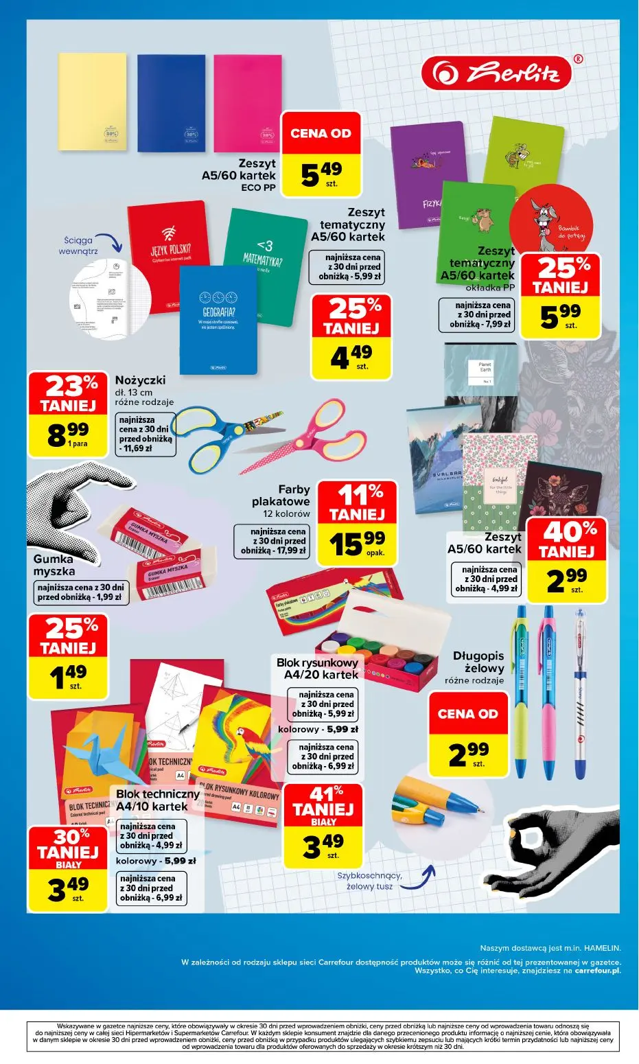 gazetka promocyjna Carrefour Wzorowa okazja do szkoły - Strona 12