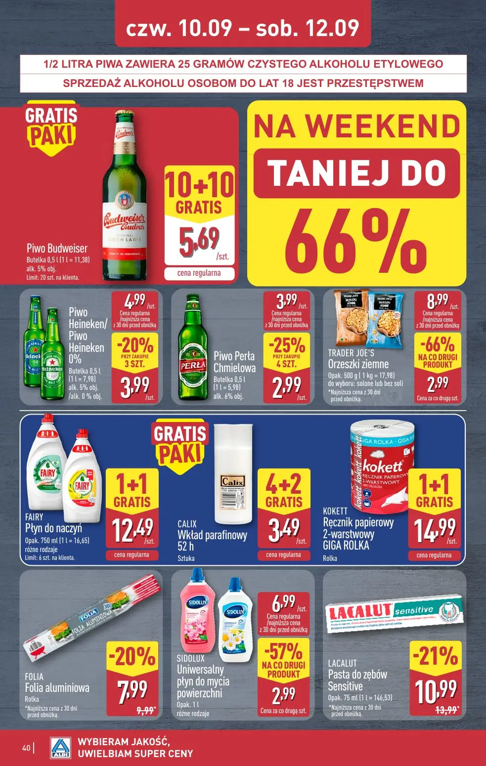 gazetka promocyjna ALDI Wybieram ALDI 🛒 - Strona 40