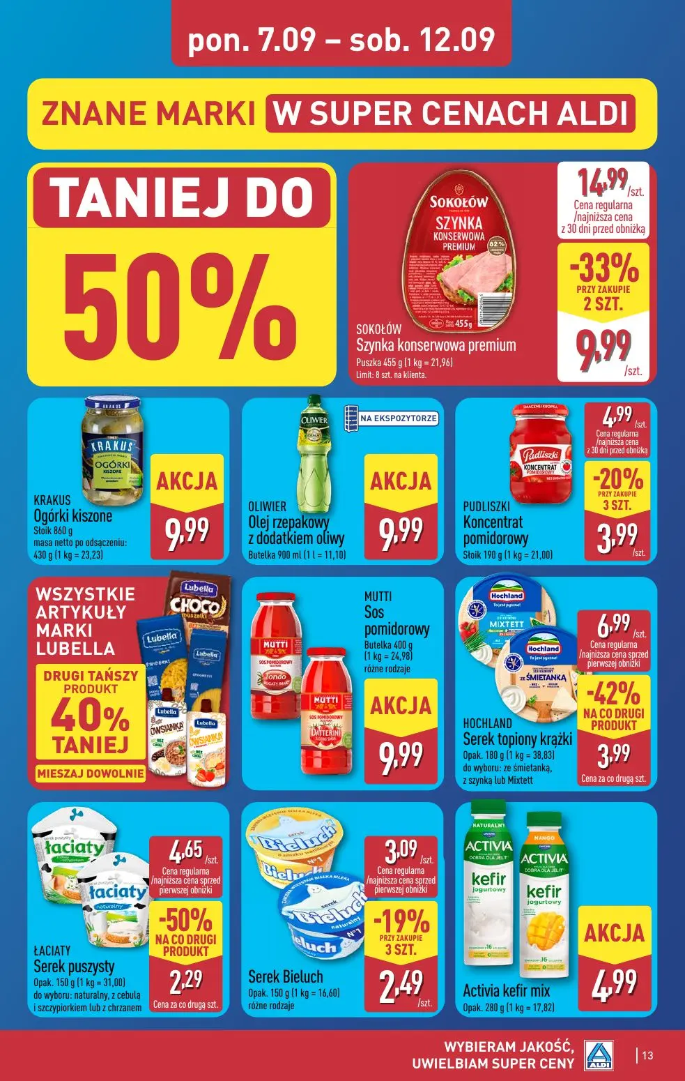 gazetka promocyjna ALDI Wybieram ALDI 🛒 - Strona 13