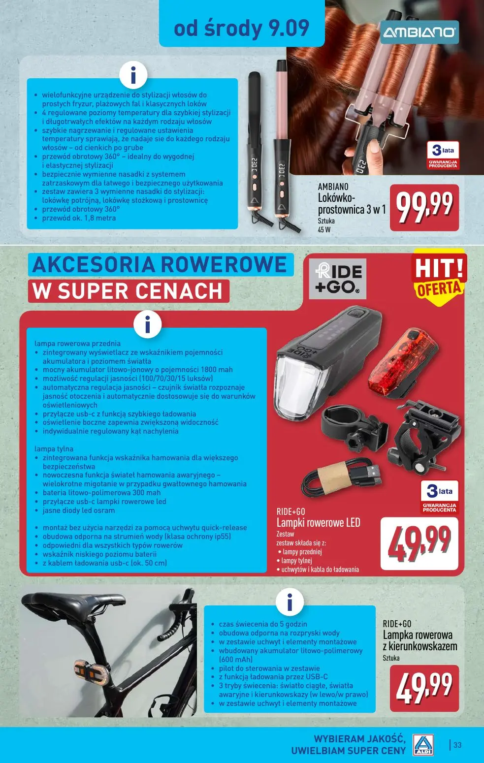 gazetka promocyjna ALDI Wybieram ALDI 🛒 - Strona 33