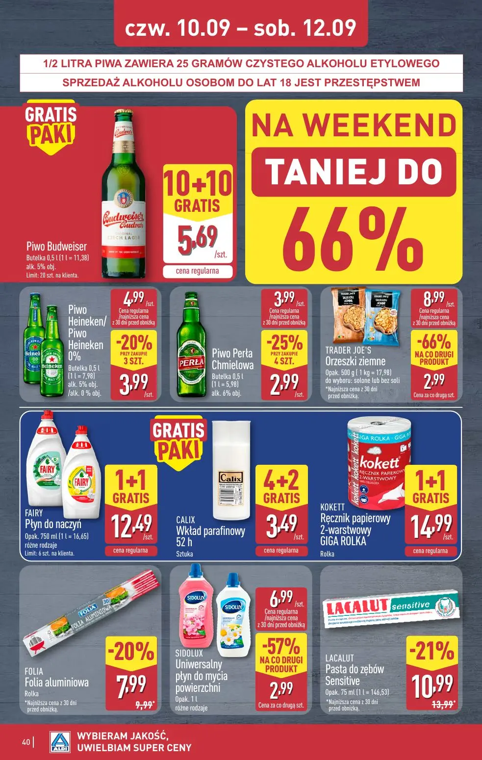 gazetka promocyjna ALDI Wybieram ALDI 🛒 - Strona 40