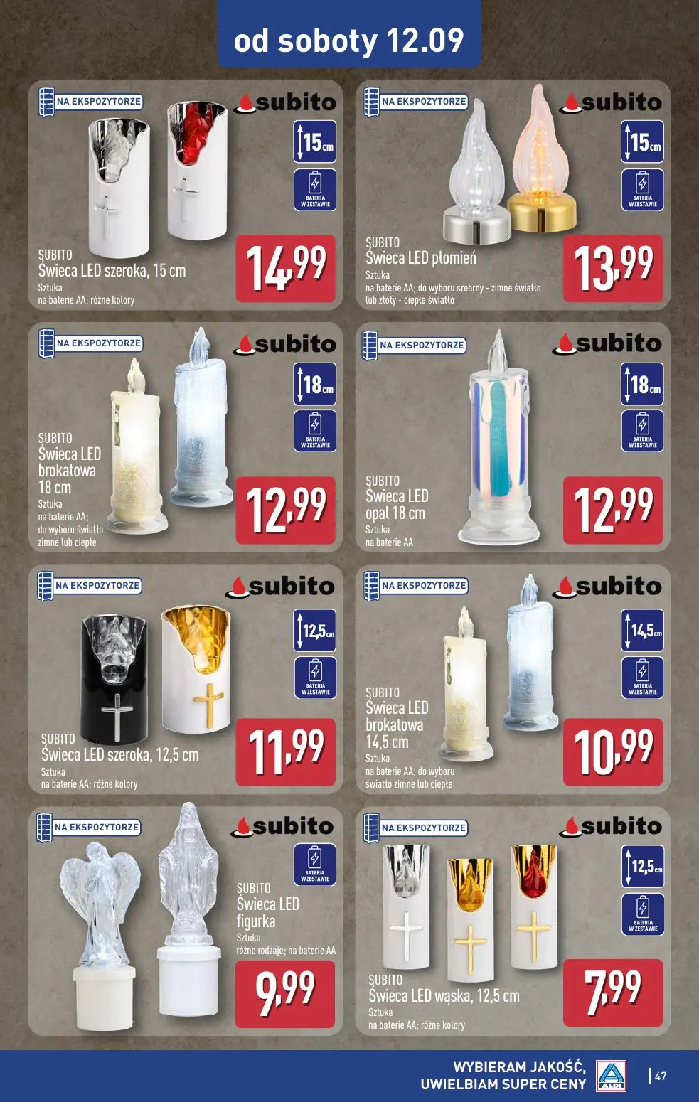 gazetka promocyjna ALDI Wybieram ALDI 🛒 - Strona 47