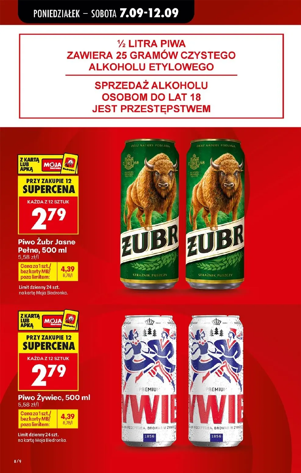 gazetka promocyjna Biedronka Od poniedziałku - Strona 8